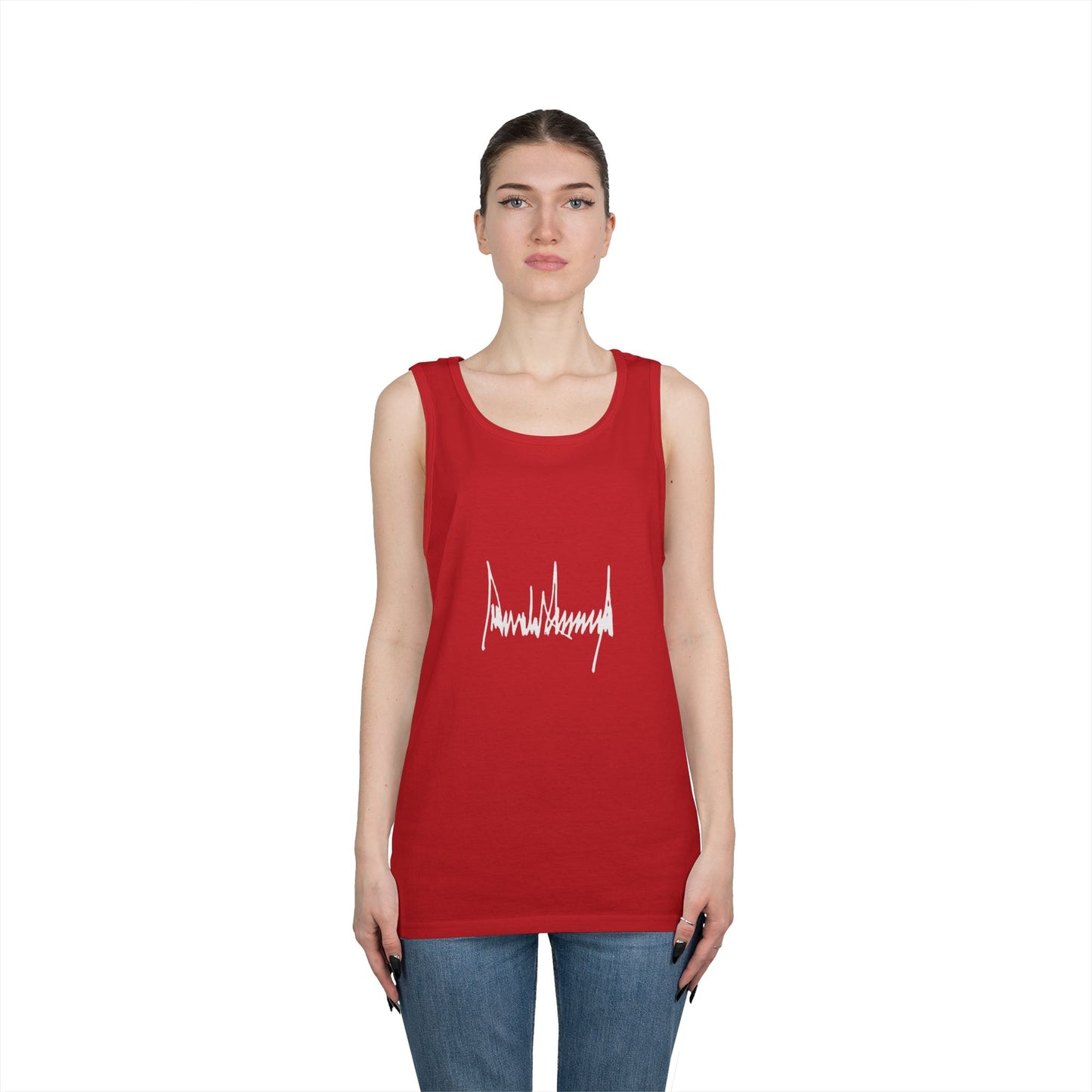 Coming for You! Unisex Heavy Cotton Tank Top - Bold Graphic Design for Statement Style