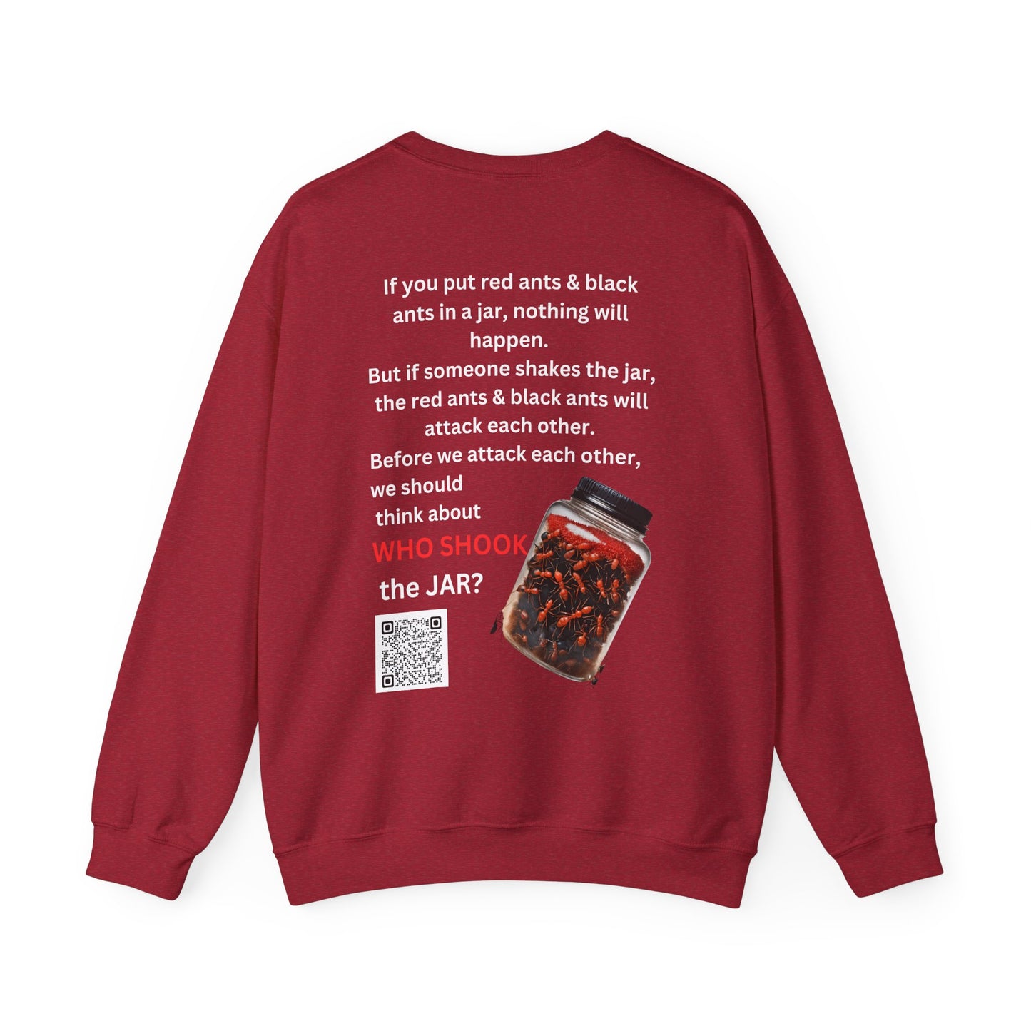 Who Shook the Jar? Unisex Heavy Blend™ Crewneck Sweatshirt