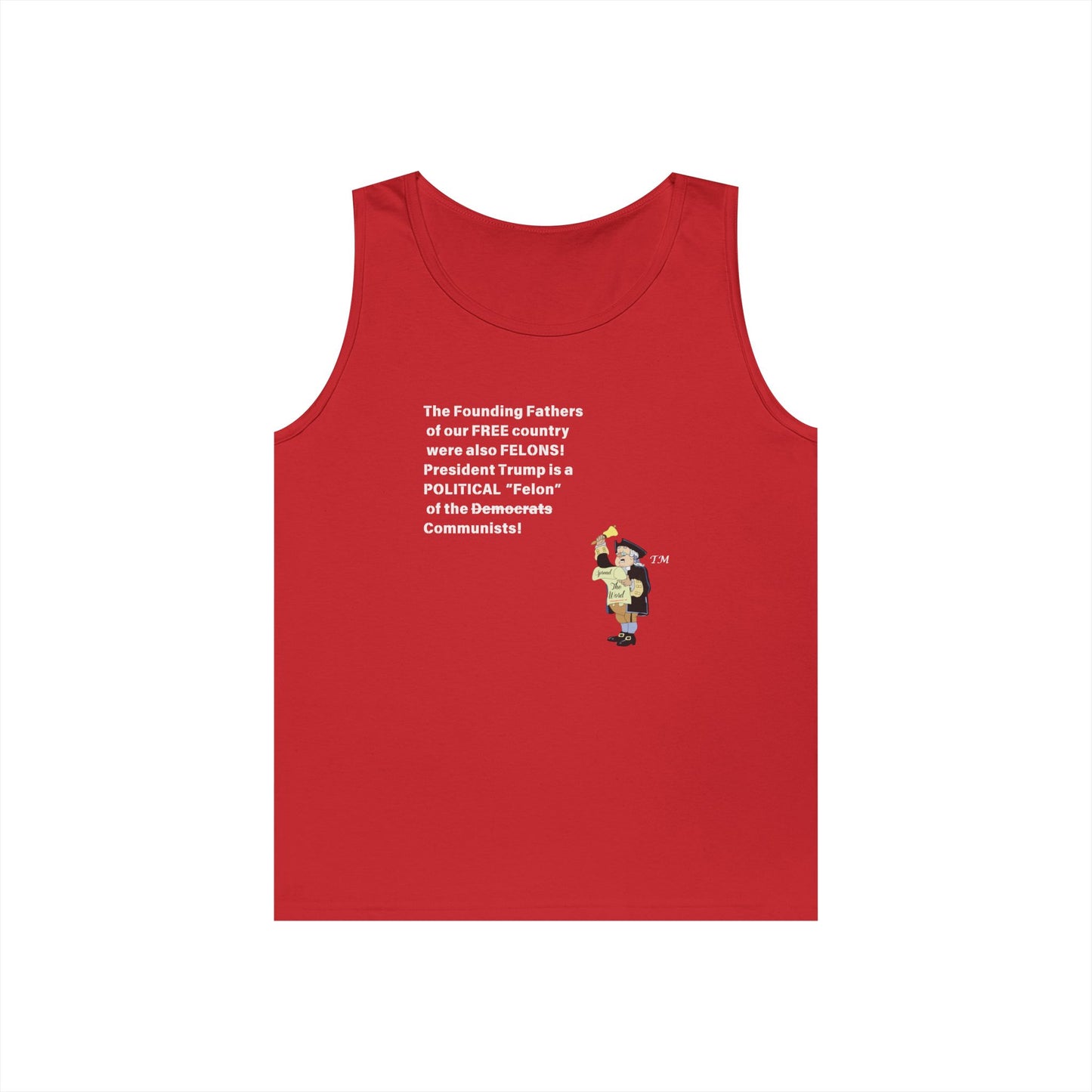 Founding Felons Tank Top - Unisex Heavy Cotton Style