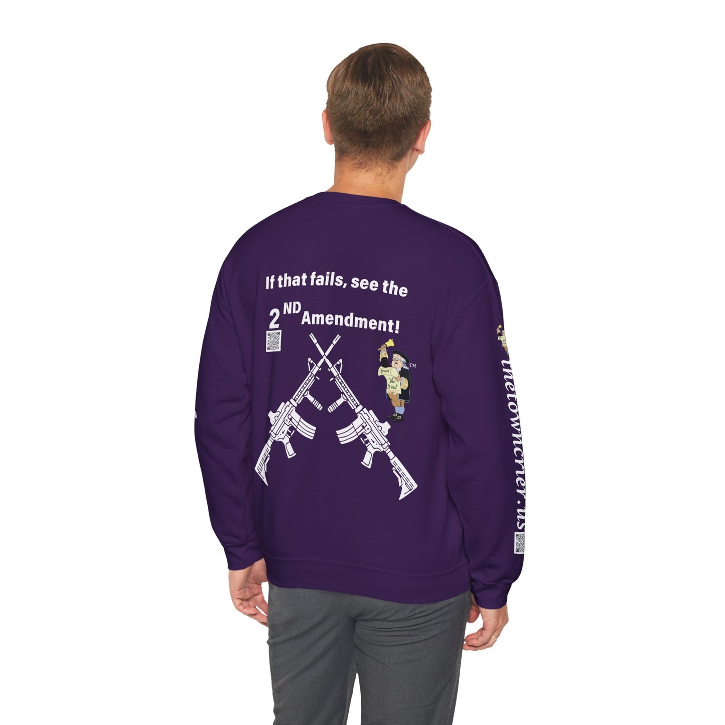 Felon for President! Unisex Heavy Blend™ Crewneck Sweatshirt