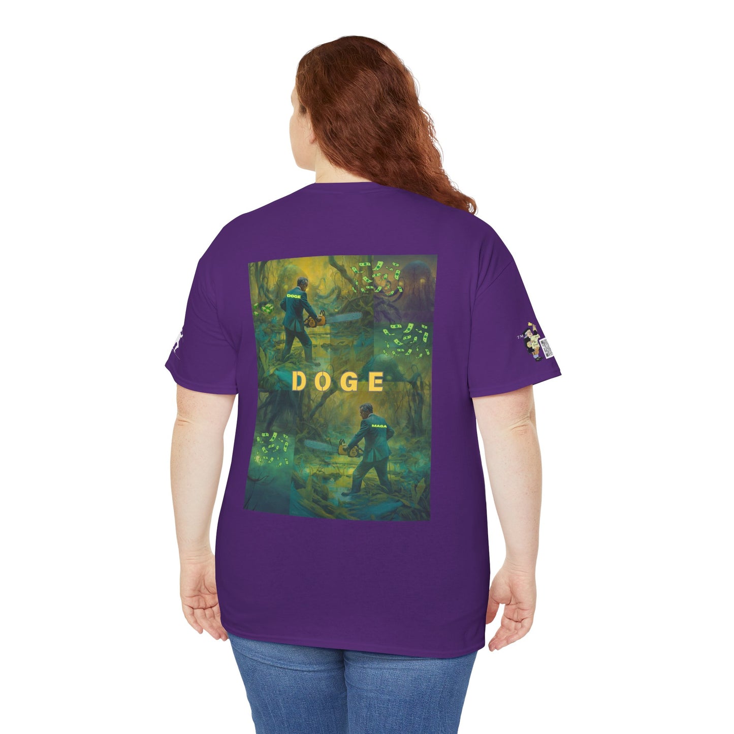 DOGE PANIC MONEY IN DC! Unisex Heavy Cotton Tee