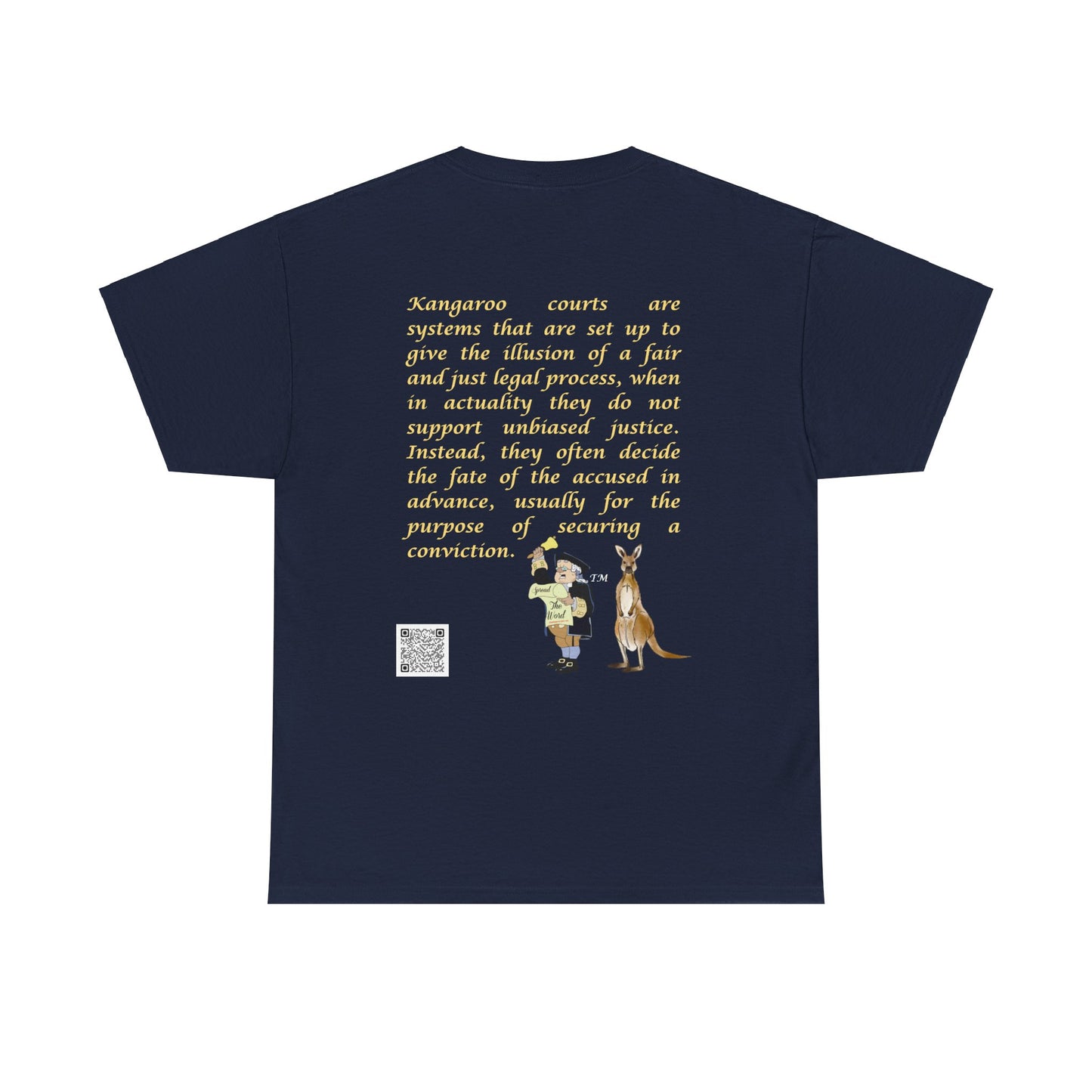 Kangaroo Court Unisex Heavy Cotton Tee