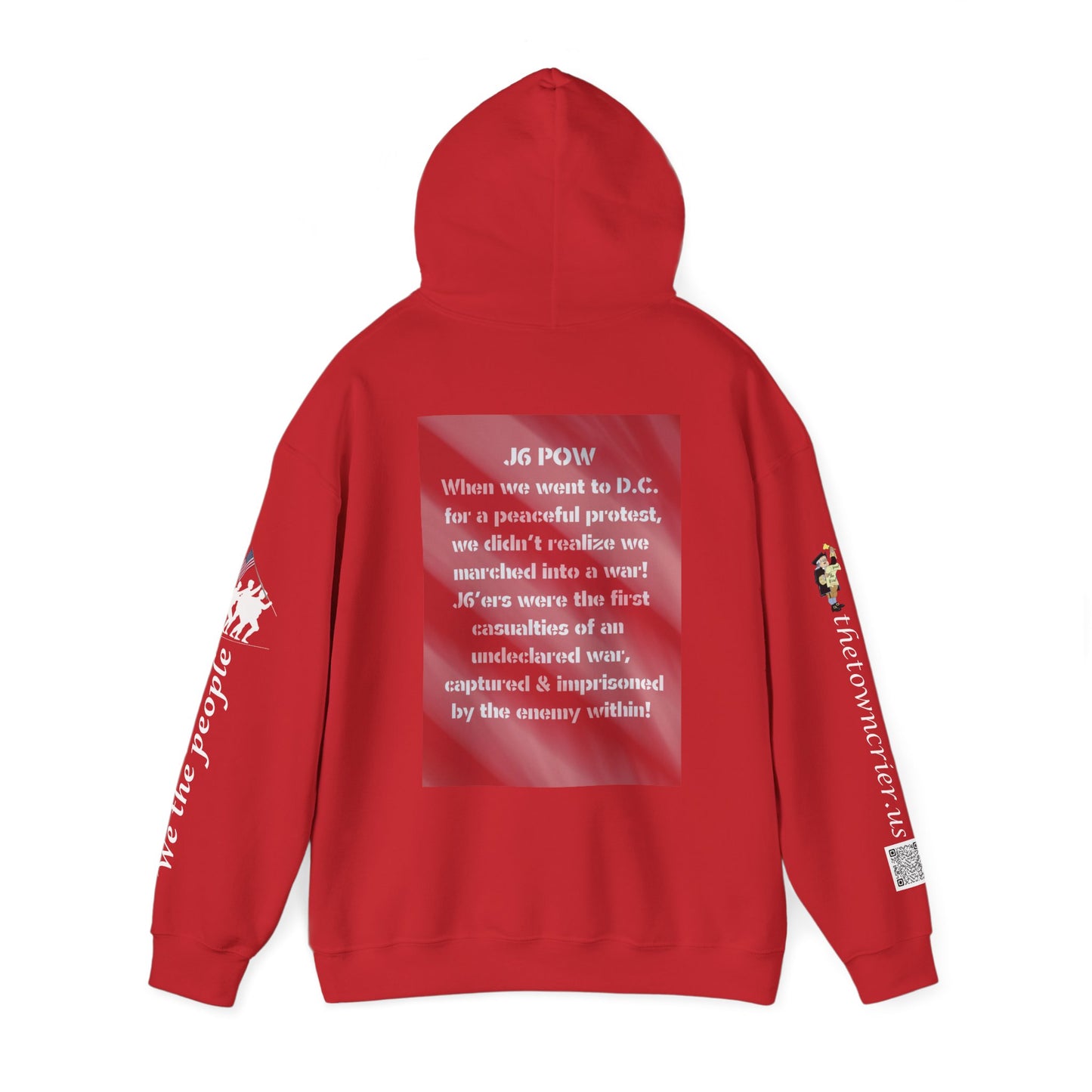 J6 POW DC. Unisex Heavy Blend™ Hooded Sweatshirt