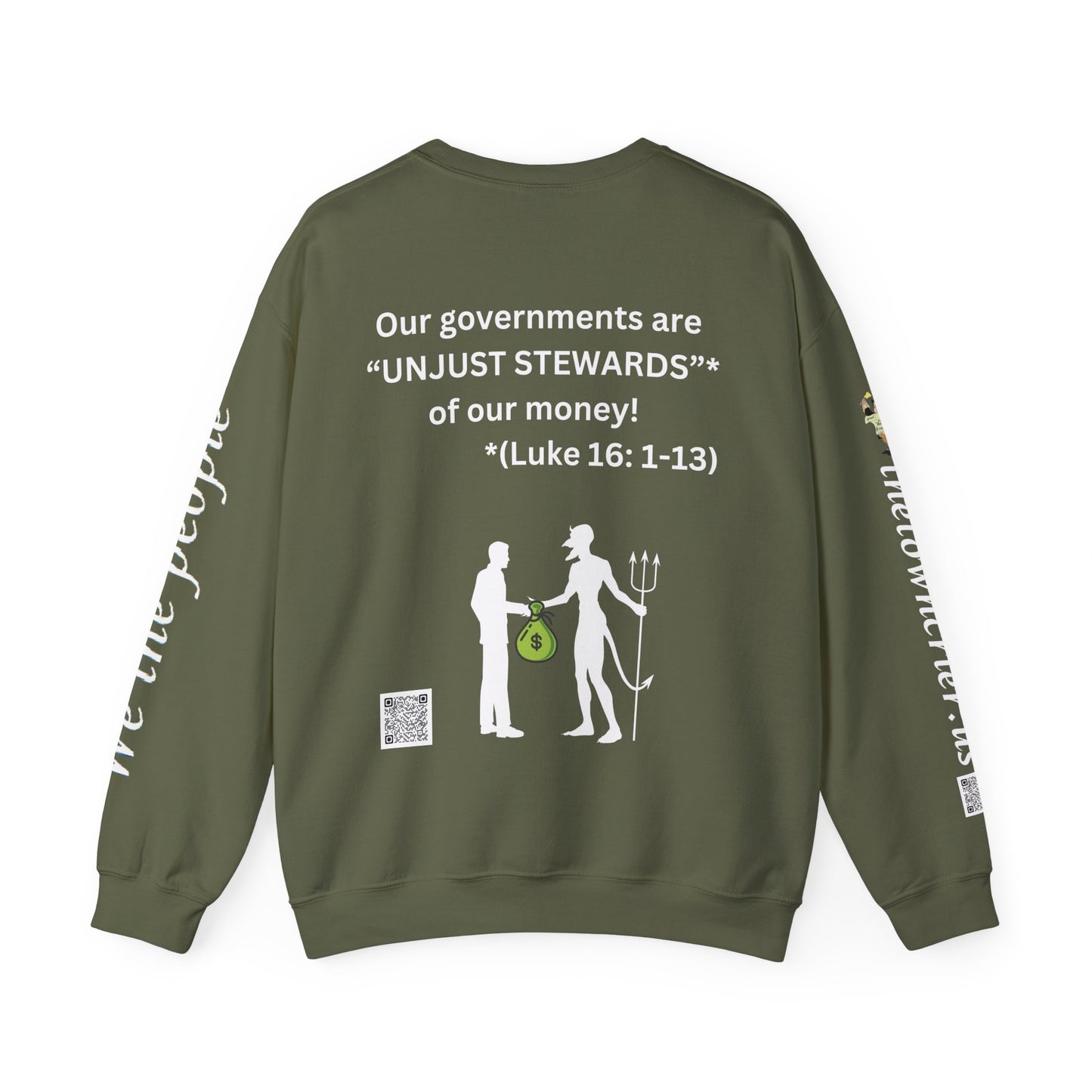 Unjust Stewards Unisex Heavy Blend™ Crewneck Sweatshirt