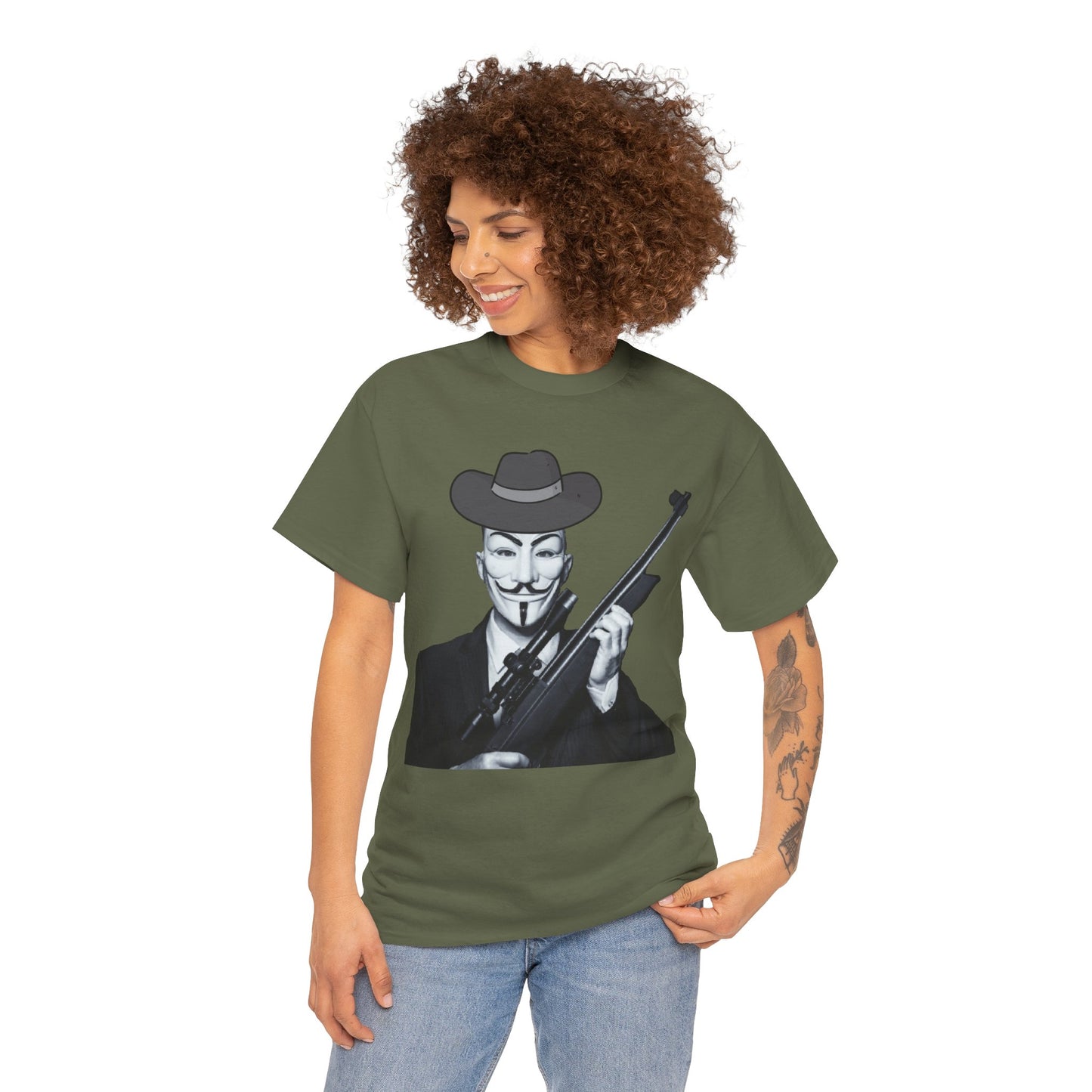 Guy Fawkes Unisex Heavy Cotton Tee