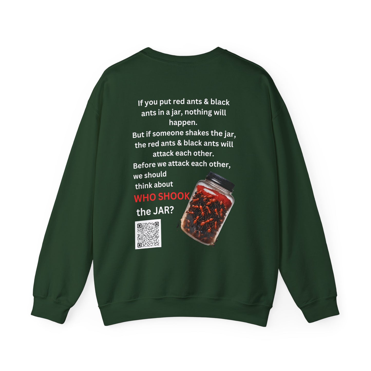 Who Shook the Jar? Unisex Heavy Blend™ Crewneck Sweatshirt