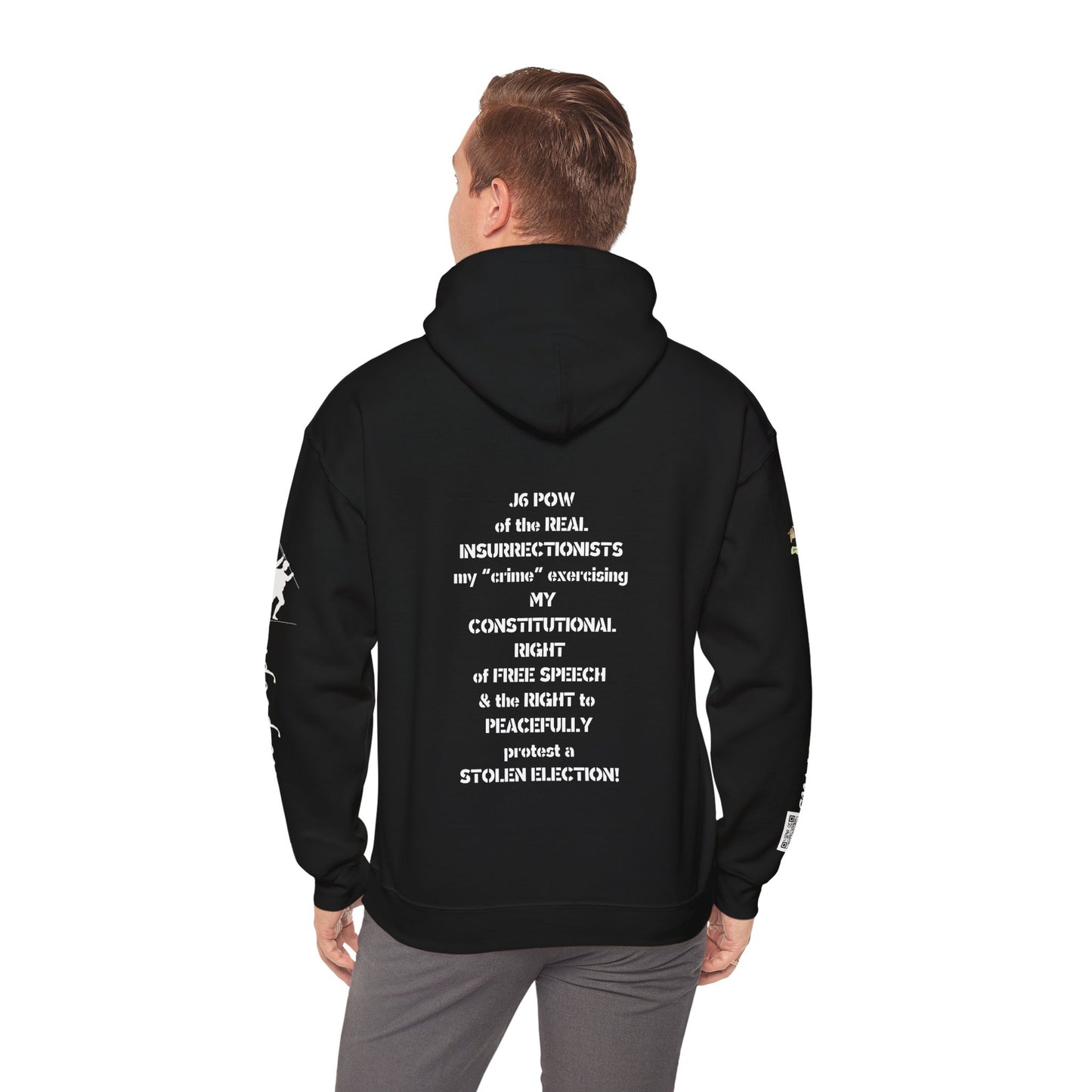 J6 POW Unisex Heavy Blend™ Hooded Sweatshirt