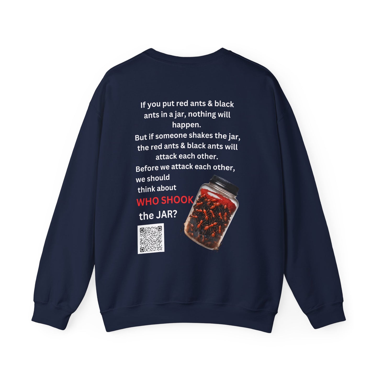 Who Shook the Jar? Unisex Heavy Blend™ Crewneck Sweatshirt