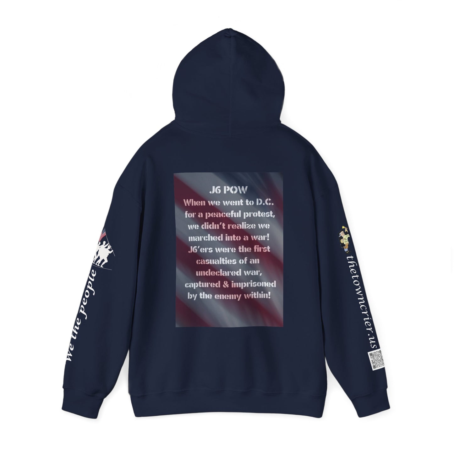 J6 POW DC. Unisex Heavy Blend™ Hooded Sweatshirt