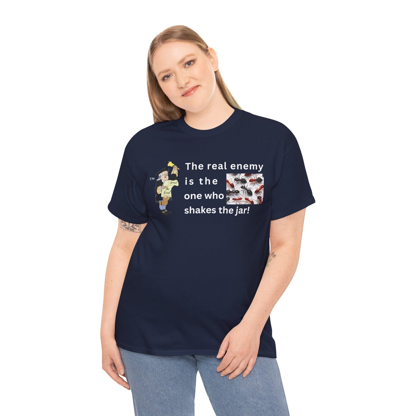 Who shook the Jar? Unisex Heavy Cotton Tee
