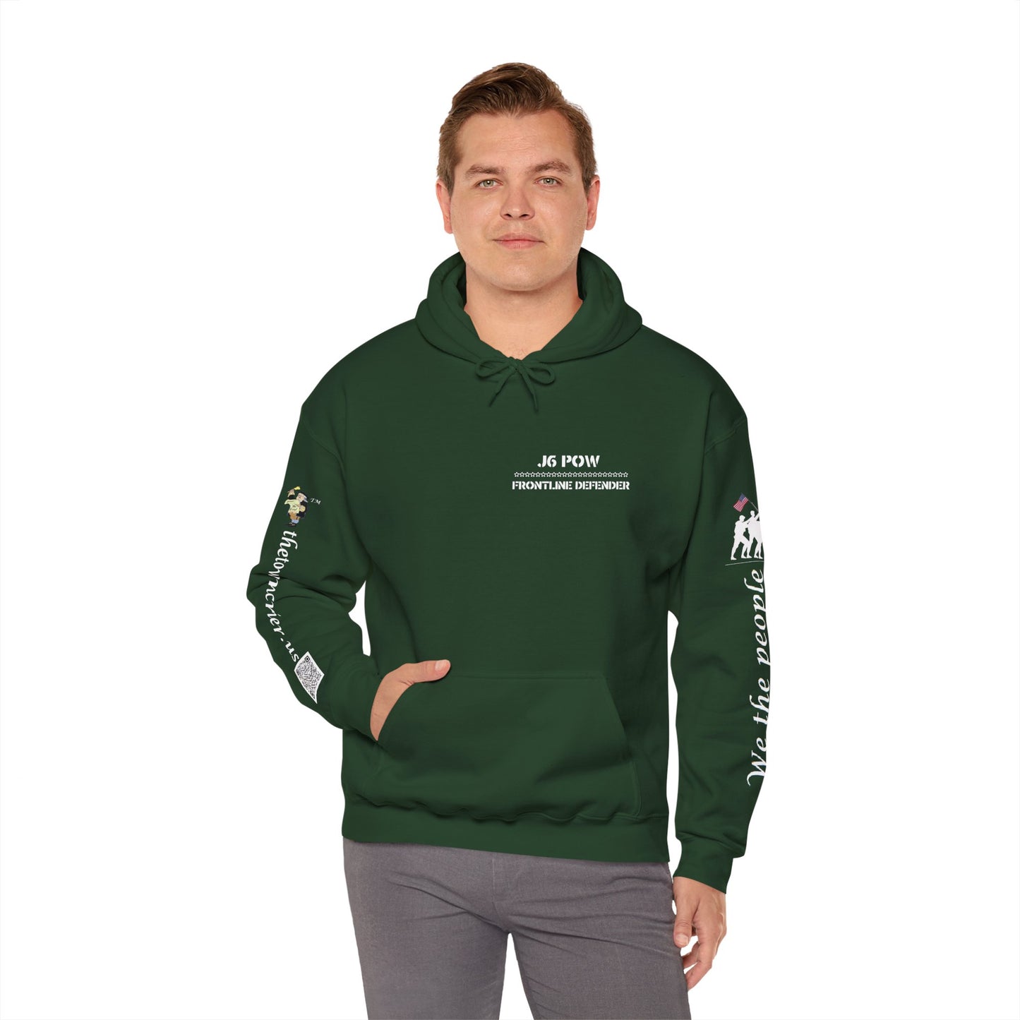 J6 POW Unisex Heavy Blend™ Hooded Sweatshirt