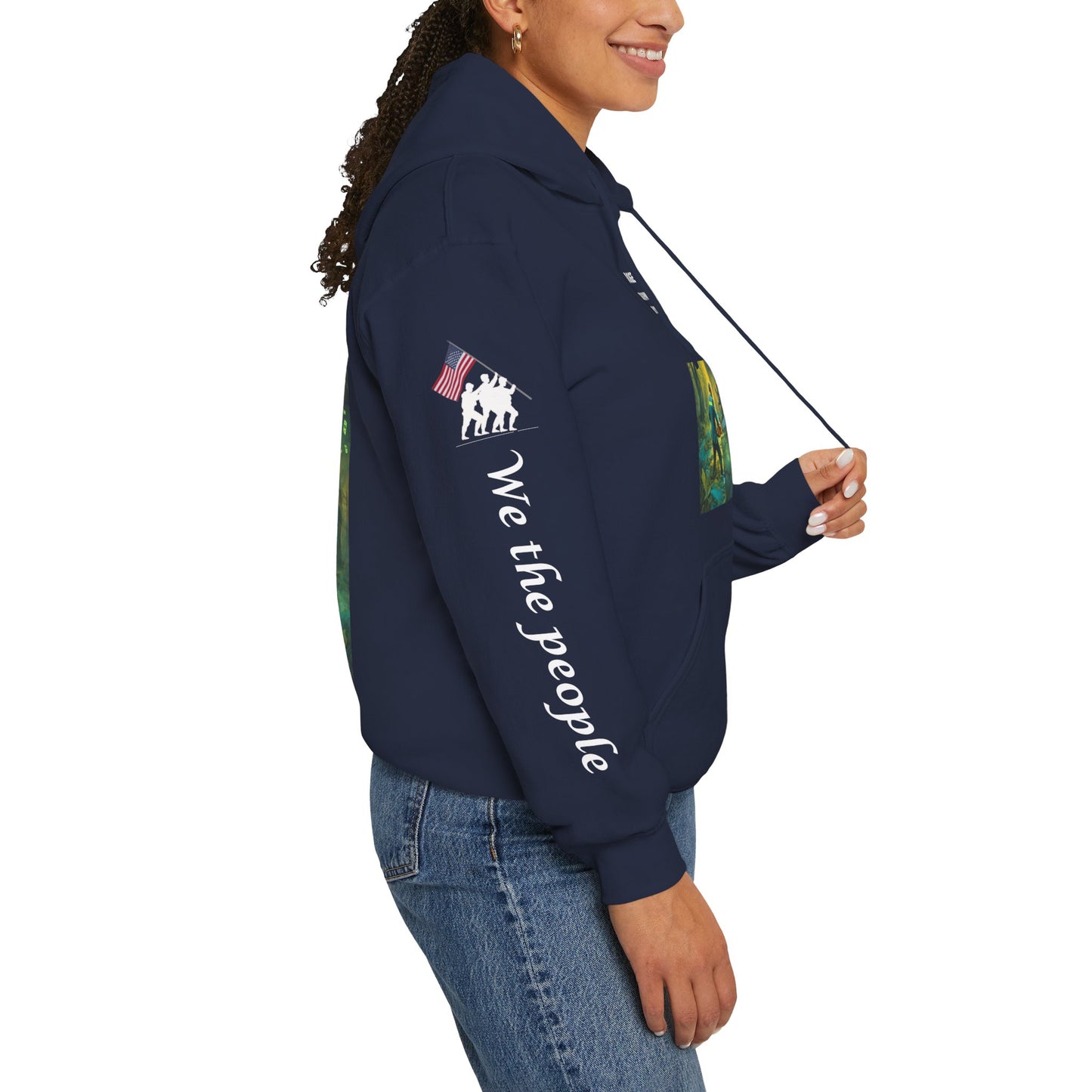 DOGE PANIC MONEY IN DC! Unisex Heavy Blend™ Hooded Sweatshirt
