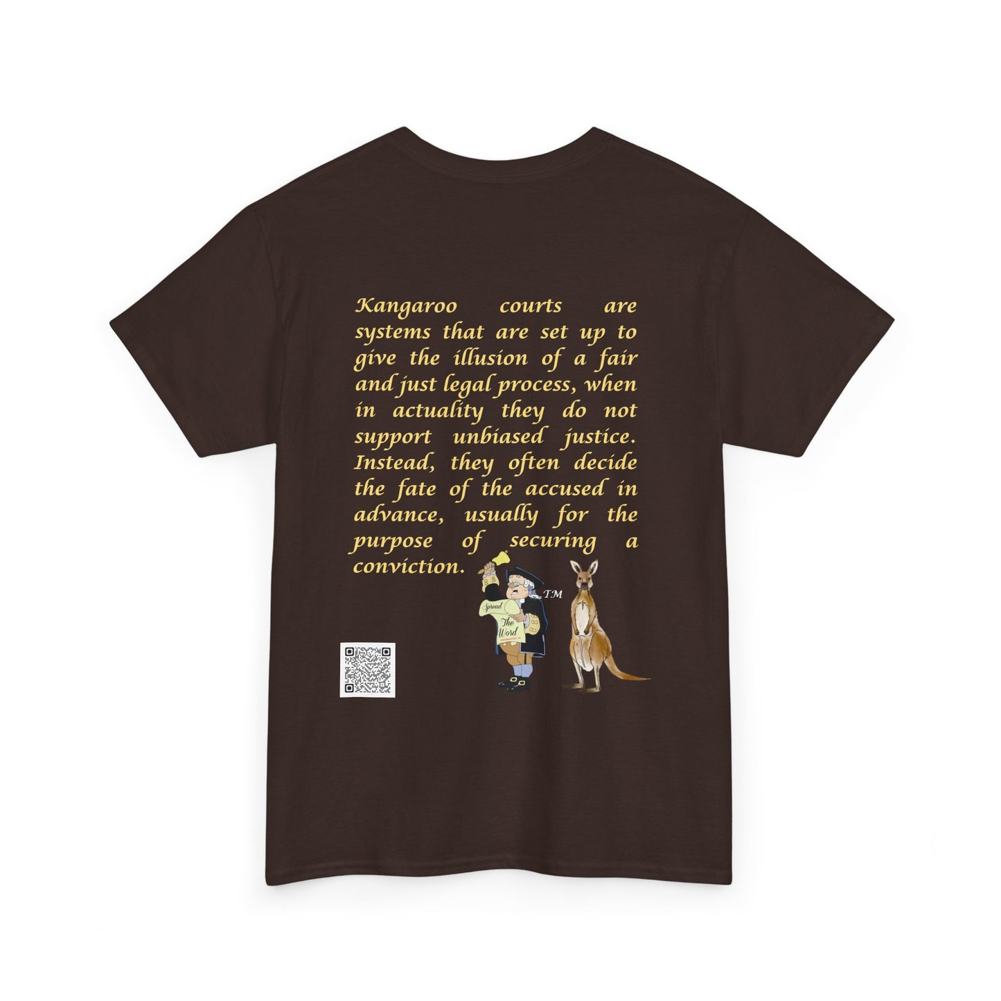 Kangaroo Court Unisex Heavy Cotton Tee