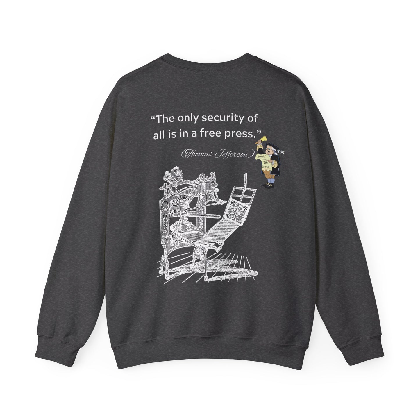 Freedom of a free press. Unisex Heavy Blend™ Crewneck Sweatshirt