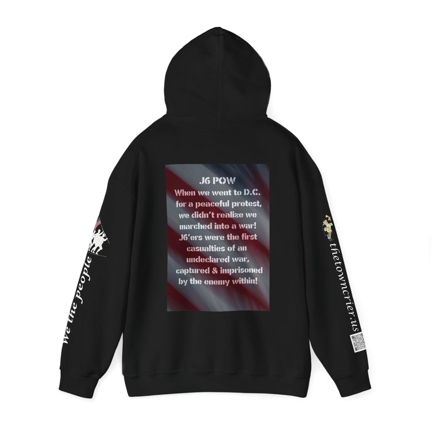 J6 POW DC. Unisex Heavy Blend™ Hooded Sweatshirt