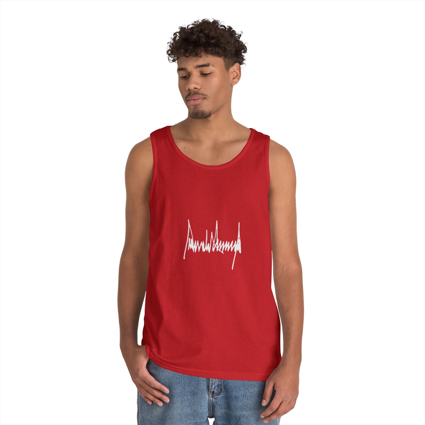 Coming for You! Unisex Heavy Cotton Tank Top - Bold Graphic Design for Statement Style