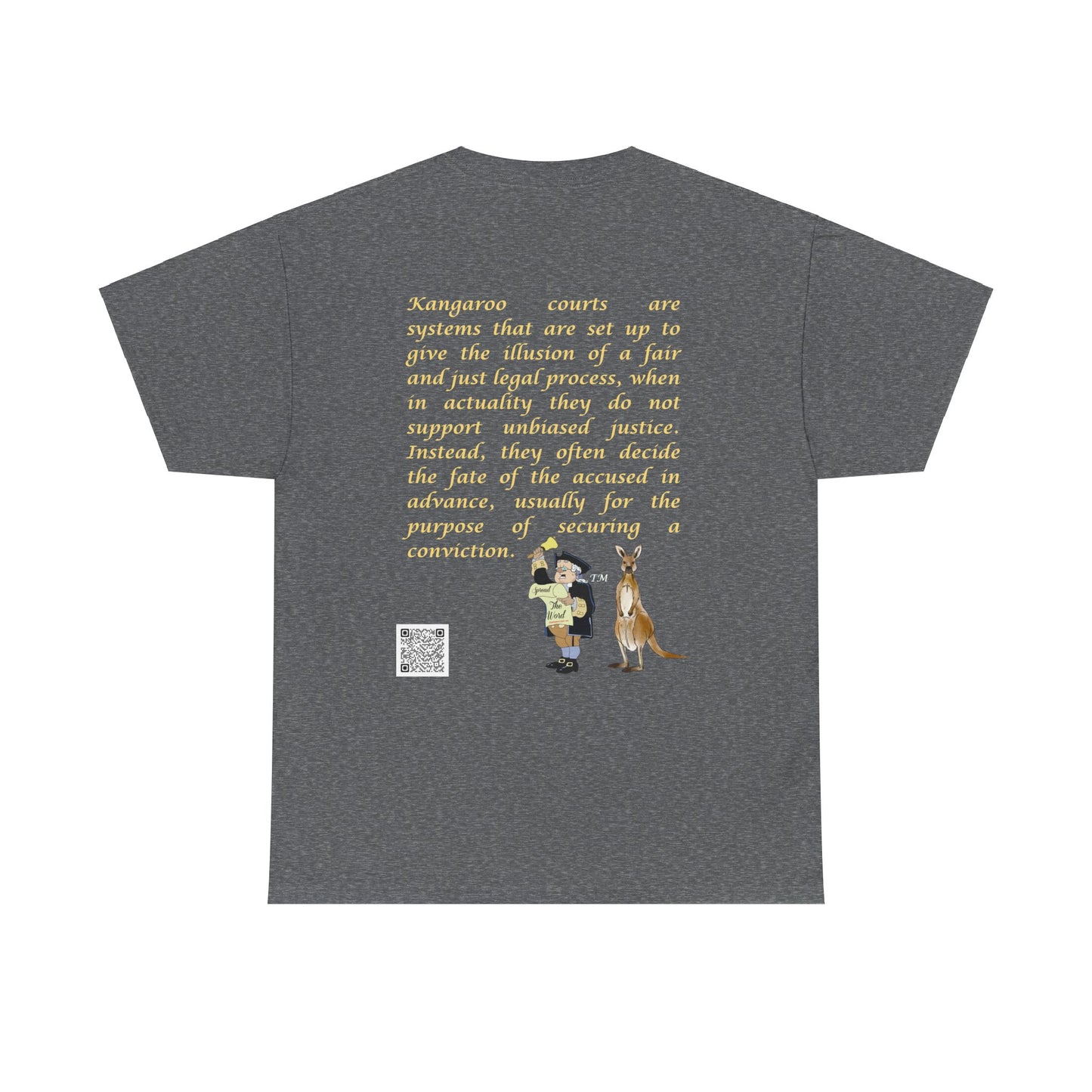 Kangaroo Court Unisex Heavy Cotton Tee