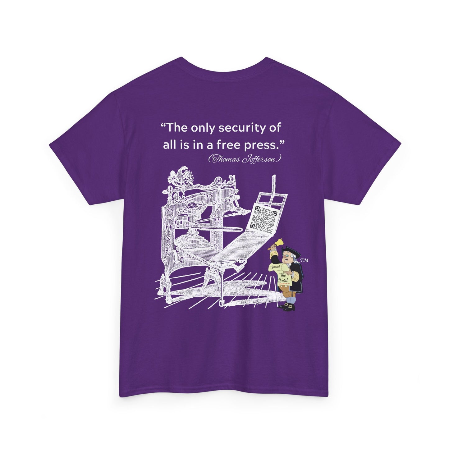 Freedom of Free Press Unisex Heavy Cotton Tee