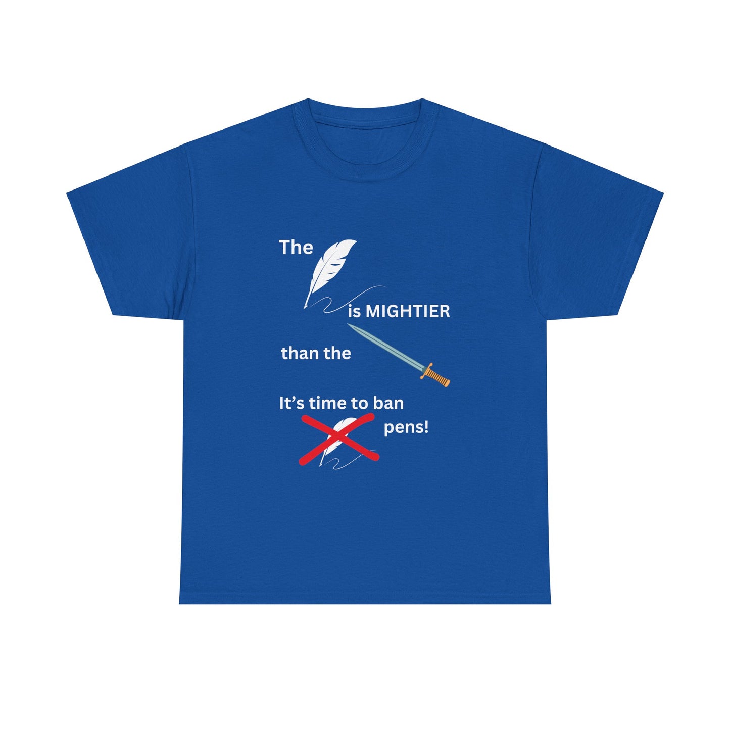 Pen V Sword Unisex Heavy Cotton Tee