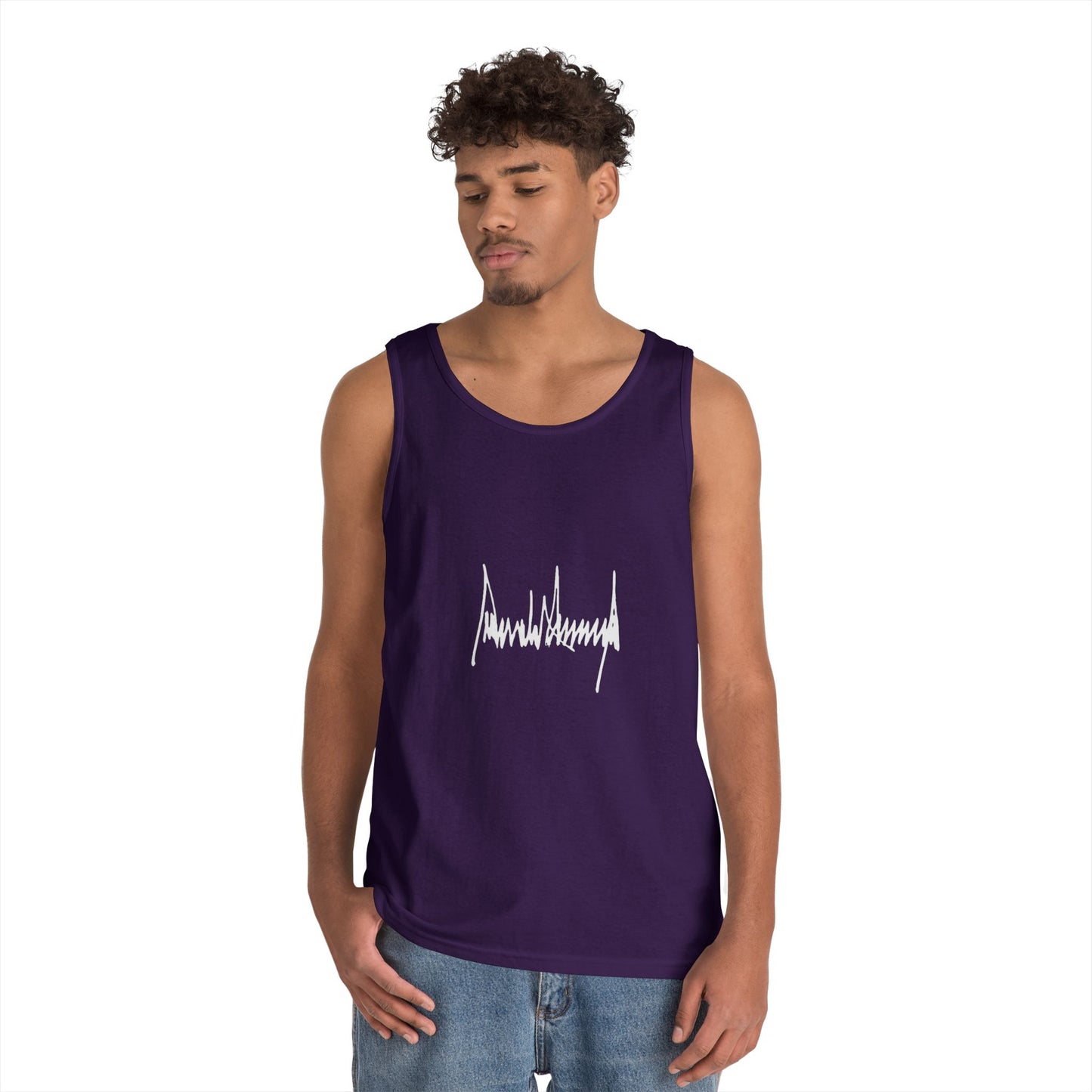 Coming for You! Unisex Heavy Cotton Tank Top - Bold Graphic Design for Statement Style