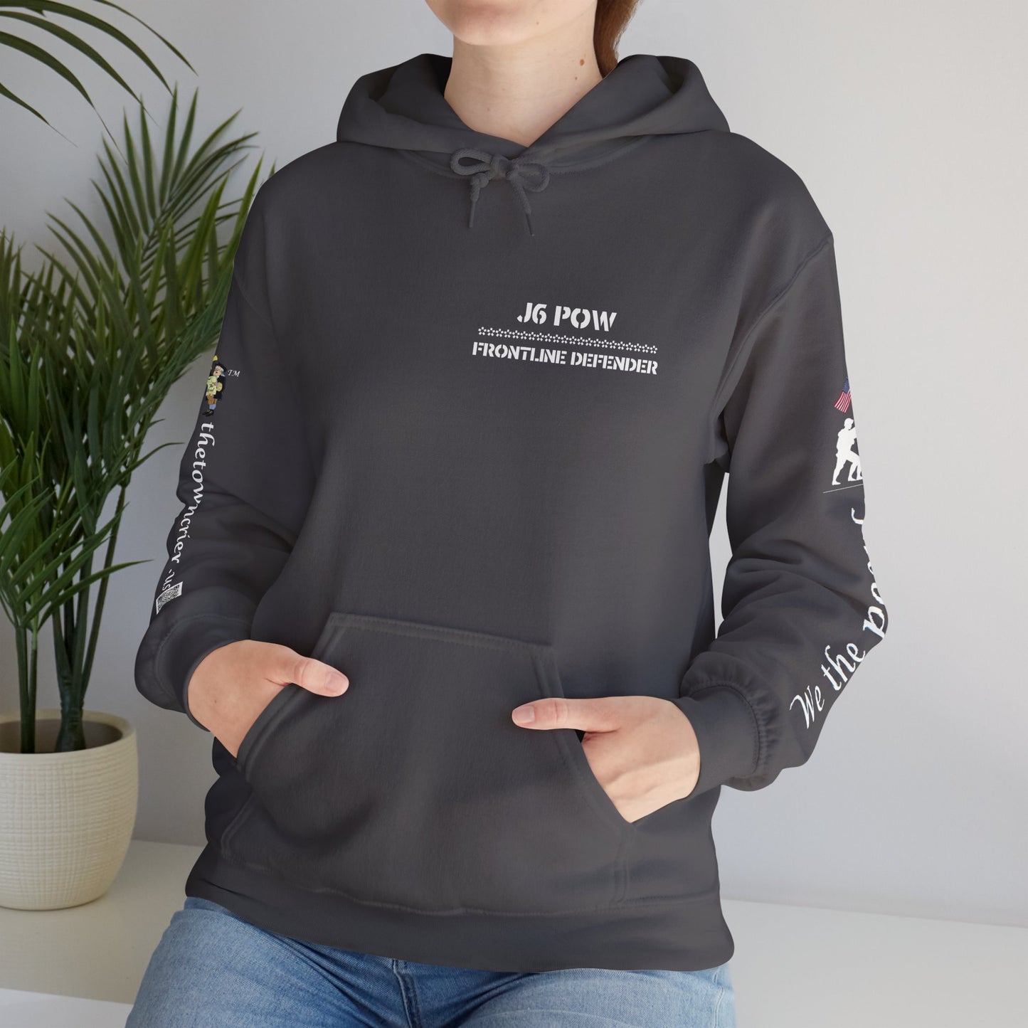 J6 POW Unisex Heavy Blend™ Hooded Sweatshirt