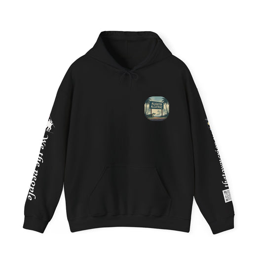 Alligator Alcatraz Hoodie, Cool Streetwear Sweatshirt, Unisex Gift for Him/Her, Casual Lounge Wear, Fun Graphic Hoodie