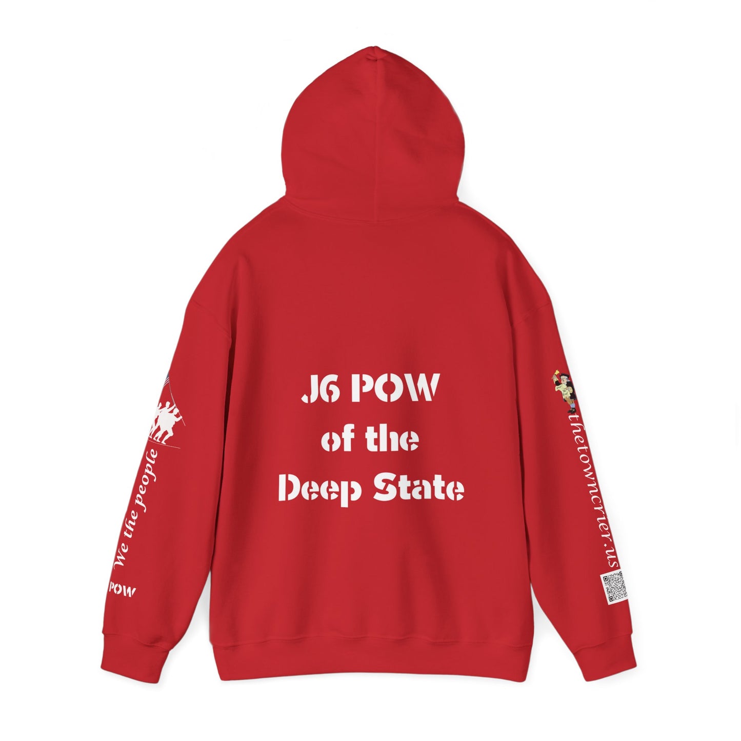 J6 POW of the Deep State! Unisex Heavy Blend™ Hooded Sweatshirt