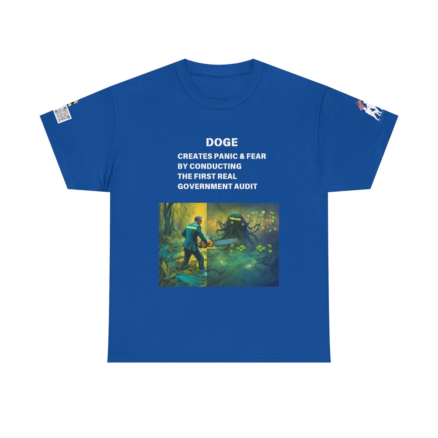 DOGE PANIC MONEY IN DC! Unisex Heavy Cotton Tee