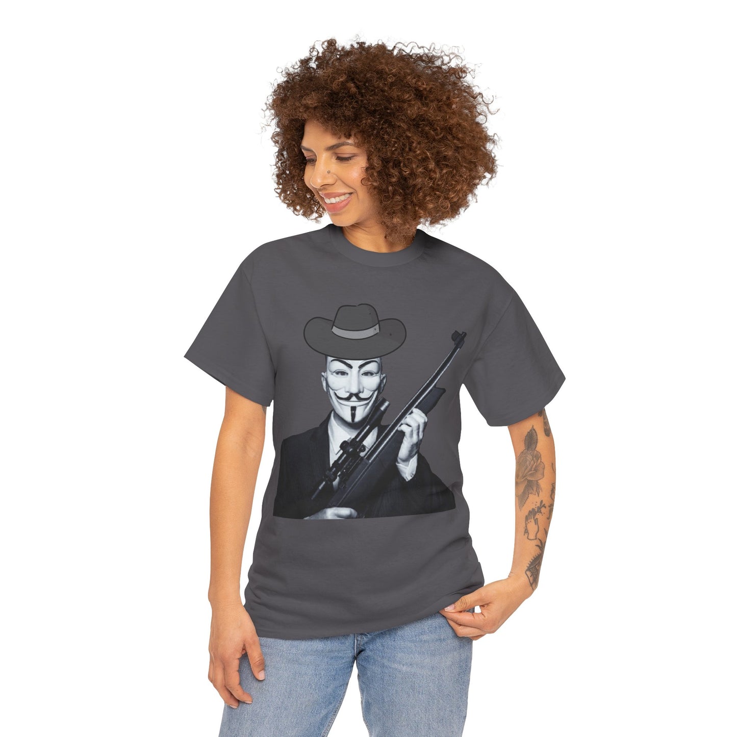 Guy Fawkes Unisex Heavy Cotton Tee