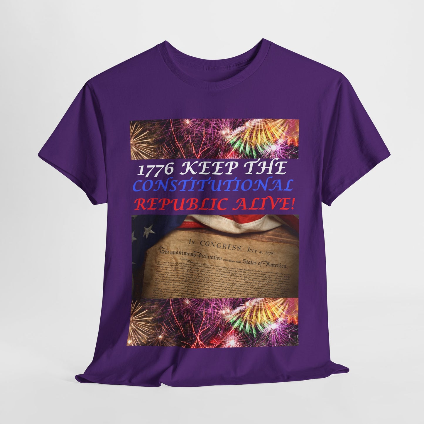 4th of July All Year Long! Unisex Heavy Cotton Tee