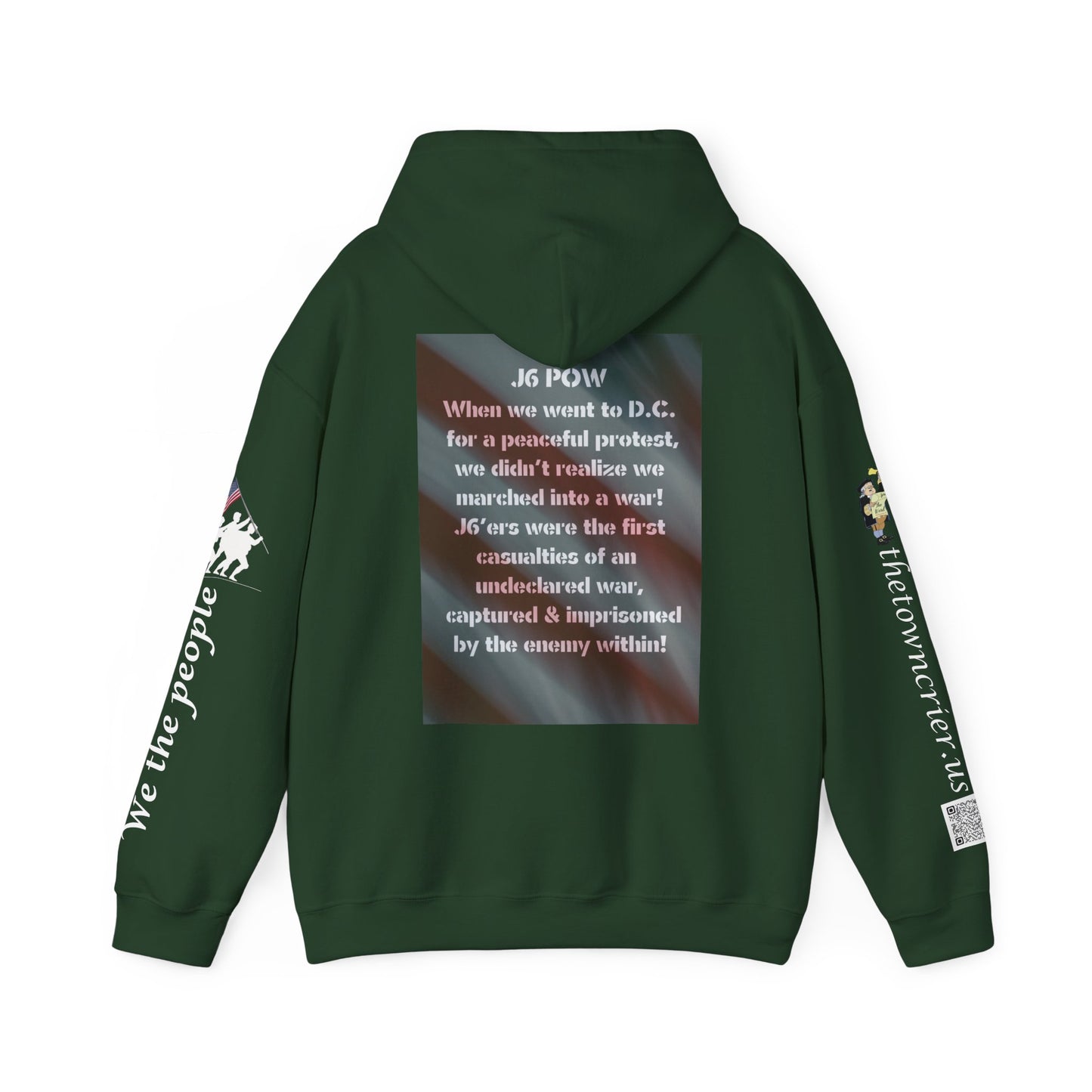 J6 POW DC. Unisex Heavy Blend™ Hooded Sweatshirt
