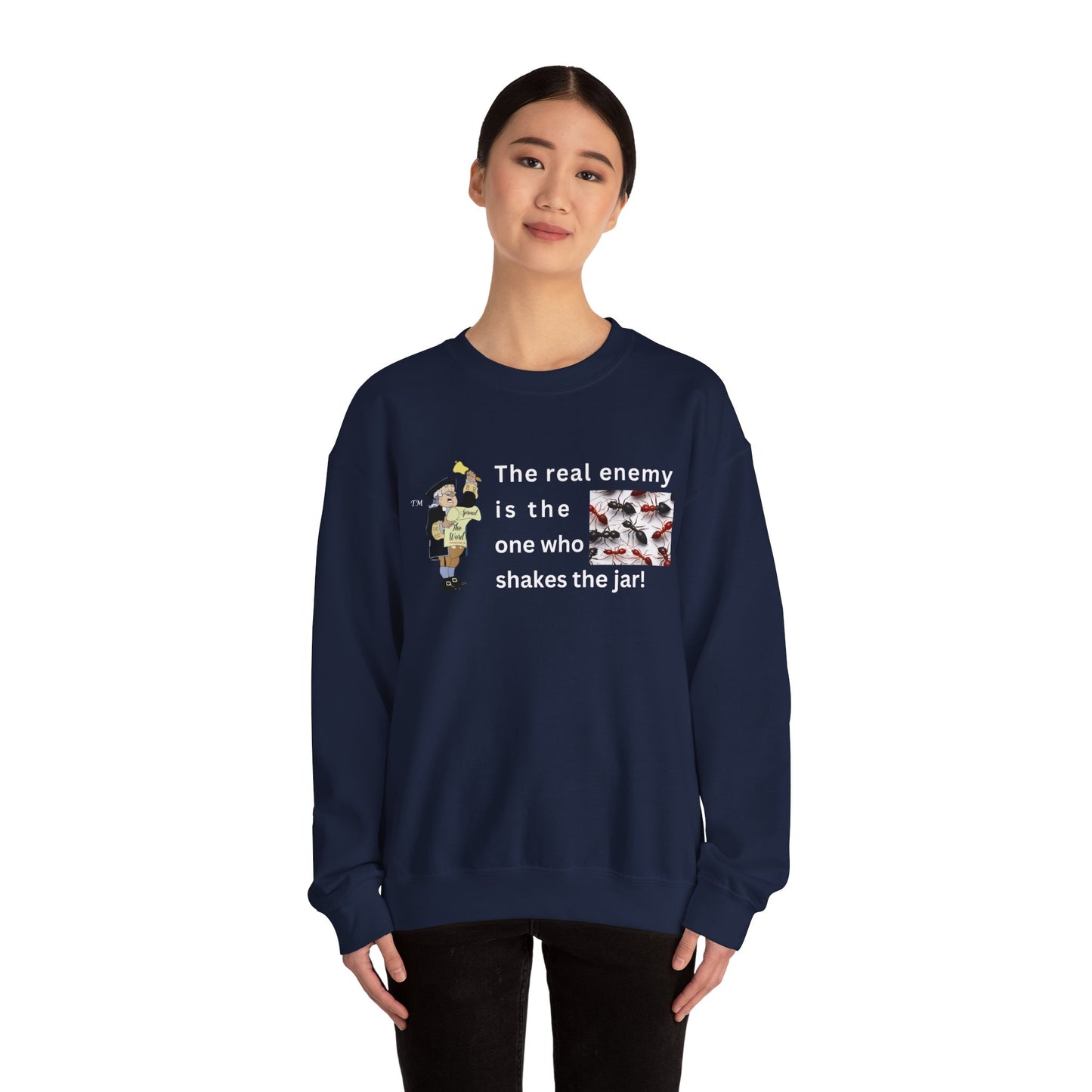 Who Shook the Jar? Unisex Heavy Blend™ Crewneck Sweatshirt