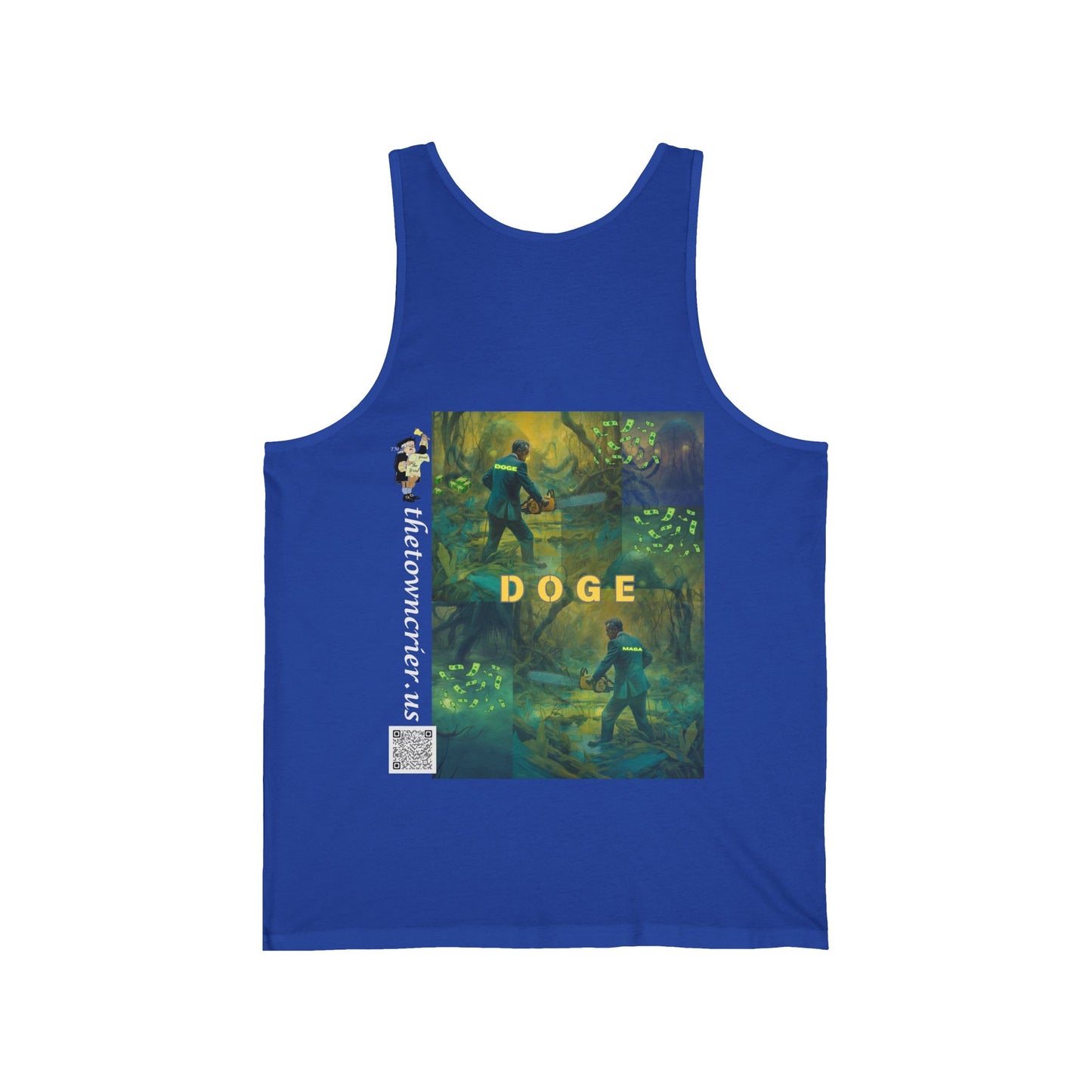 DOGE Panic in DC Bella Canvas Tank | Funny Graphic Tank Top, Summer Fashion, Meme Apparel, Gift for Doge Fans, Casual Wear