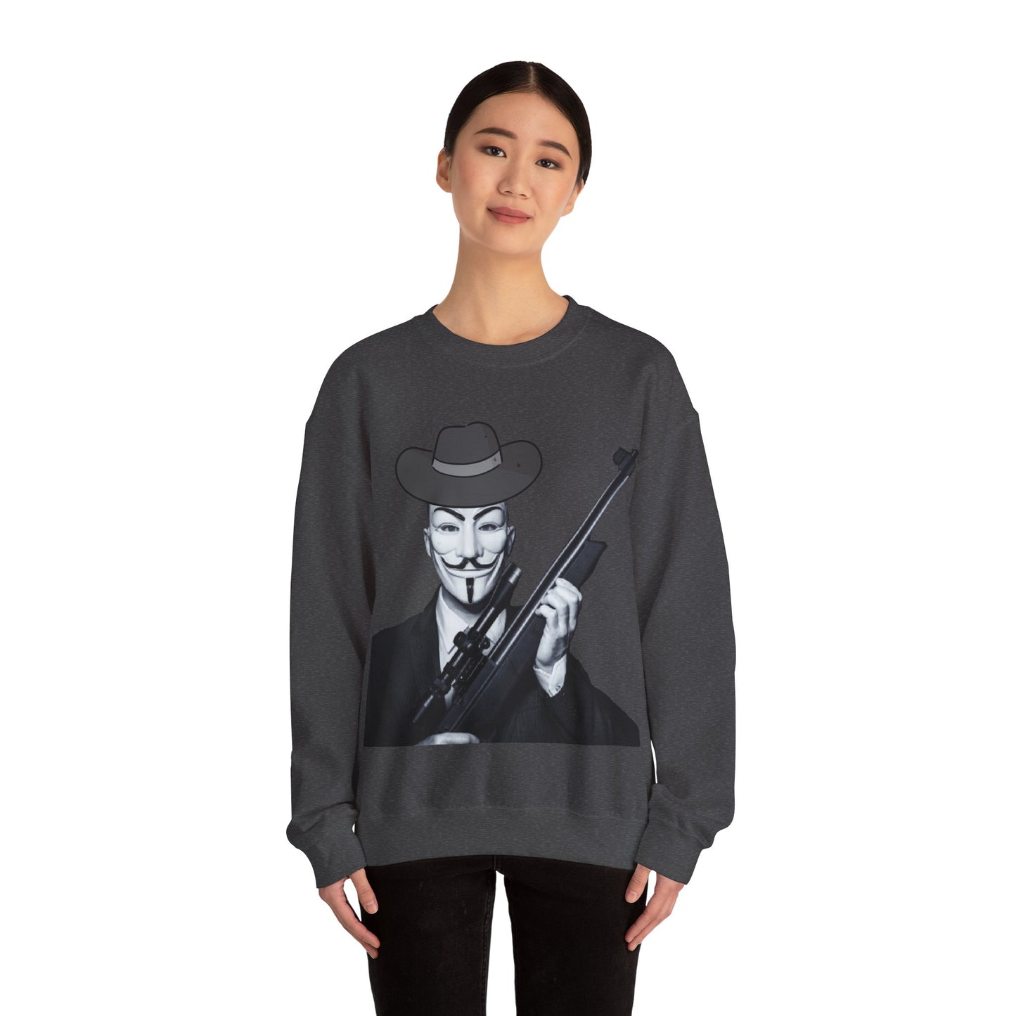 Guy Fawkes Unisex Heavy Blend™ Crewneck Sweatshirt