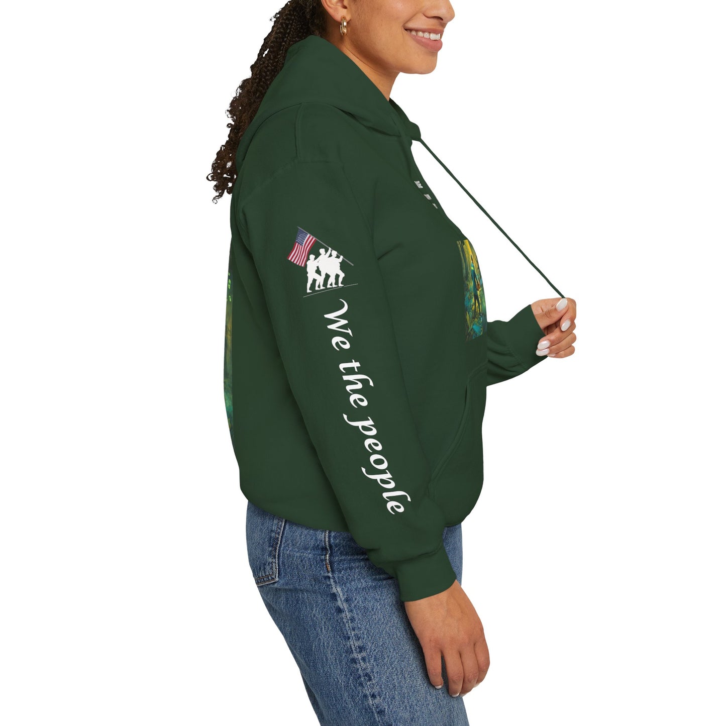 DOGE PANIC MONEY IN DC! Unisex Heavy Blend™ Hooded Sweatshirt