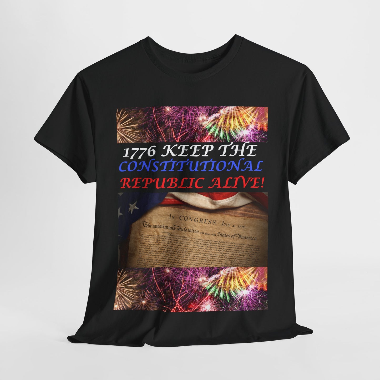 4th of July All Year Long! Unisex Heavy Cotton Tee