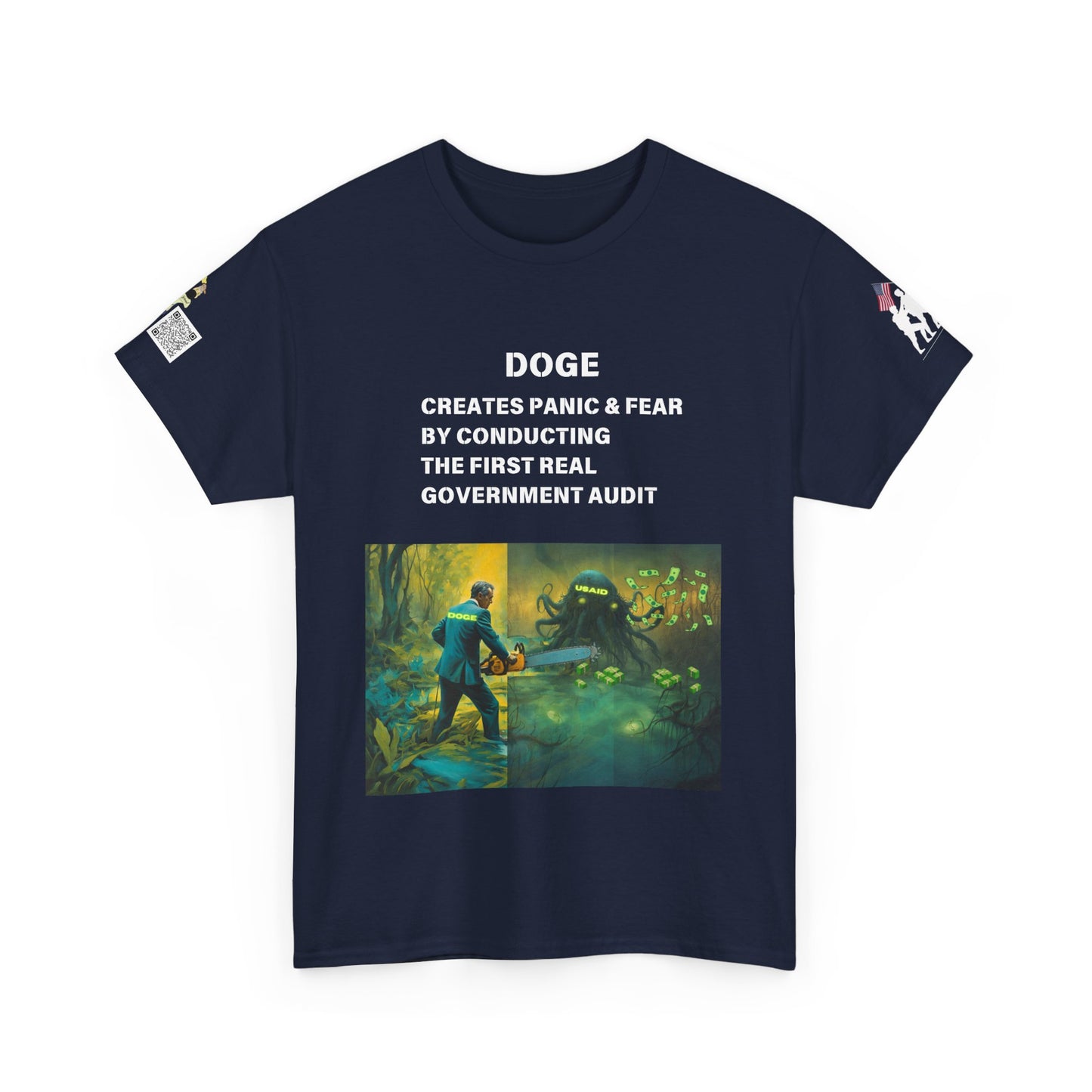 DOGE PANIC MONEY IN DC! Unisex Heavy Cotton Tee