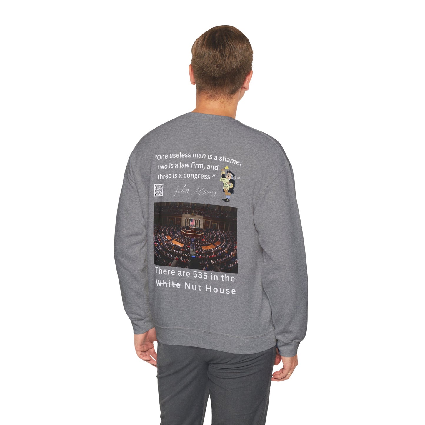 John Adams Unisex Heavy Blend™ Crewneck Sweatshirt