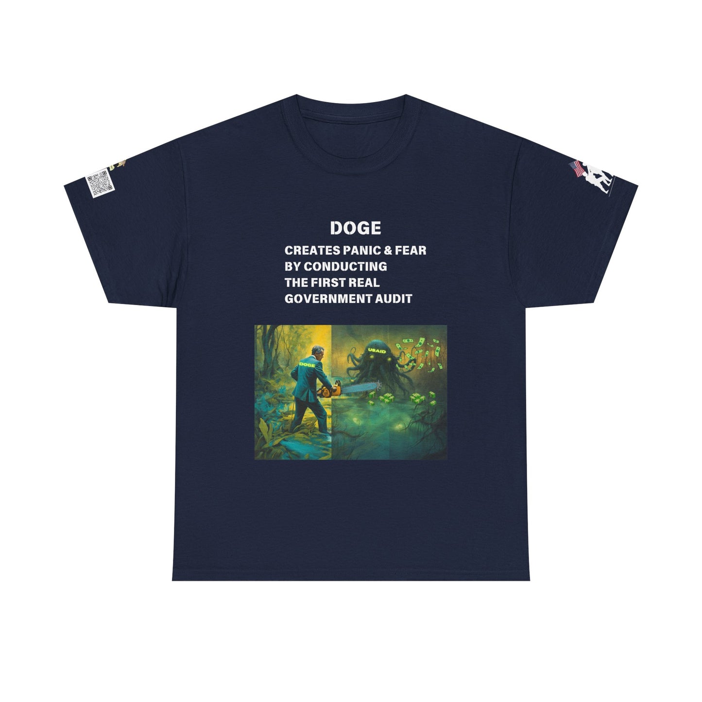 DOGE PANIC MONEY IN DC! Unisex Heavy Cotton Tee