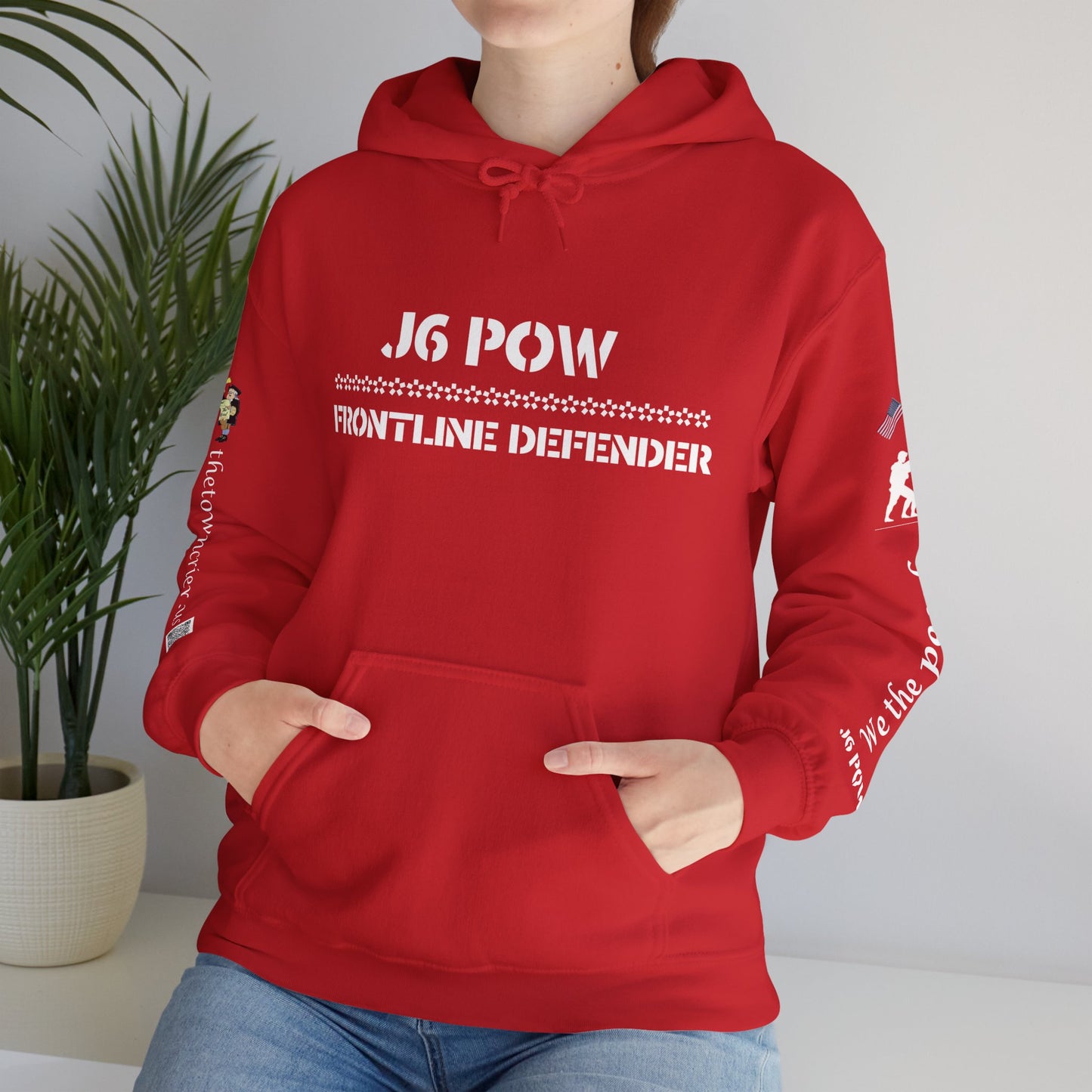 J6 POW of Unselect Unisex Heavy Blend™ Hooded Sweatshirt