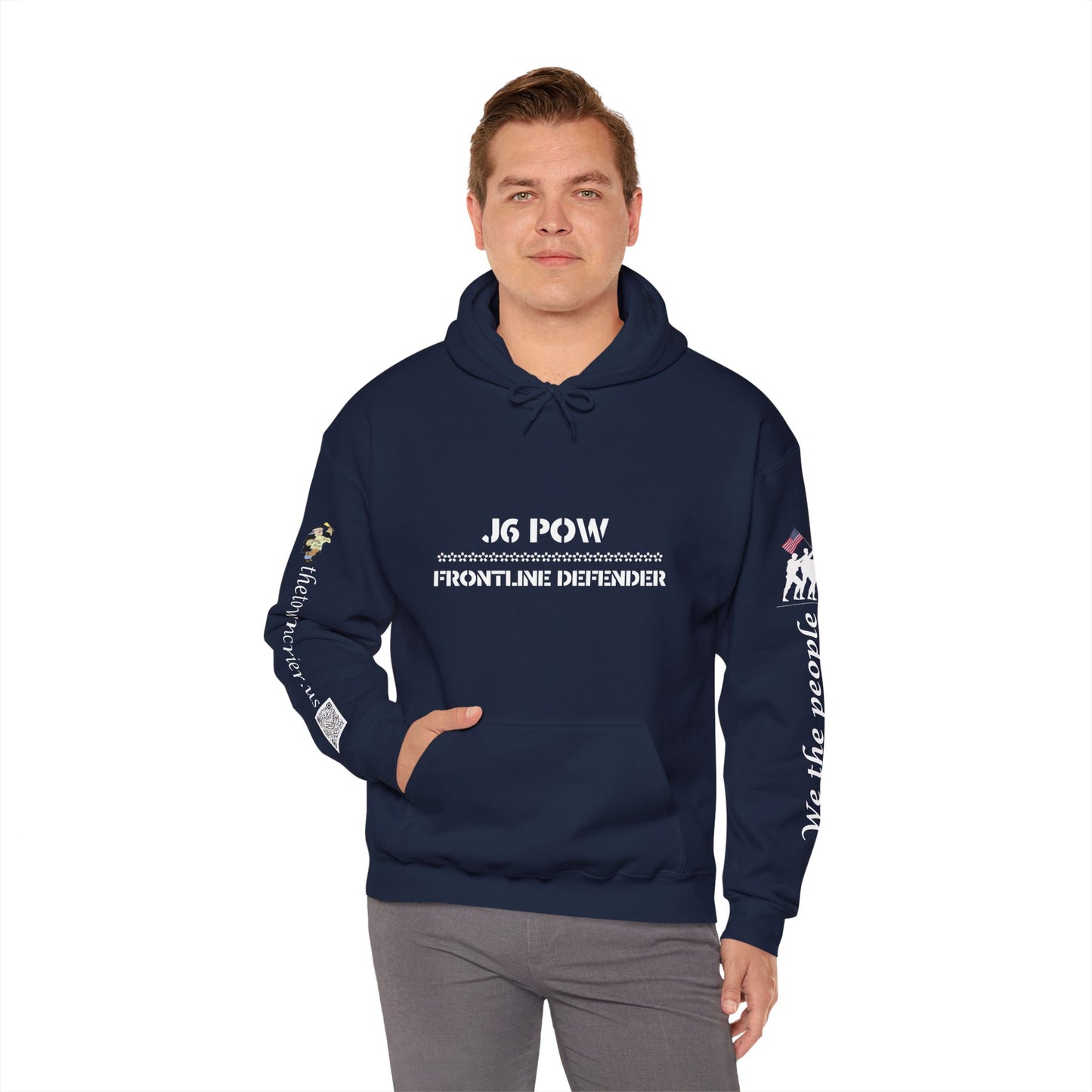 J6 POW DC. Unisex Heavy Blend™ Hooded Sweatshirt
