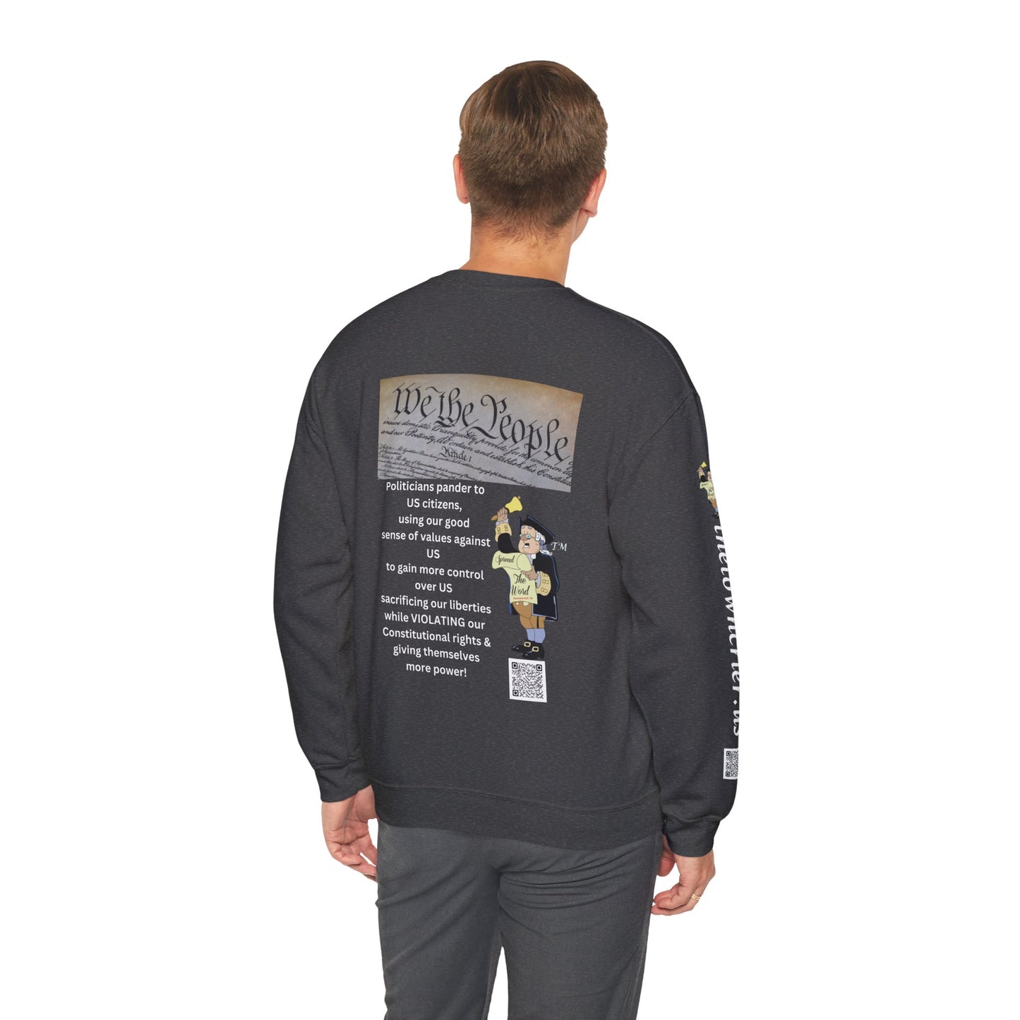 Politician pandering! Unisex Heavy Blend™ Crewneck Sweatshirt