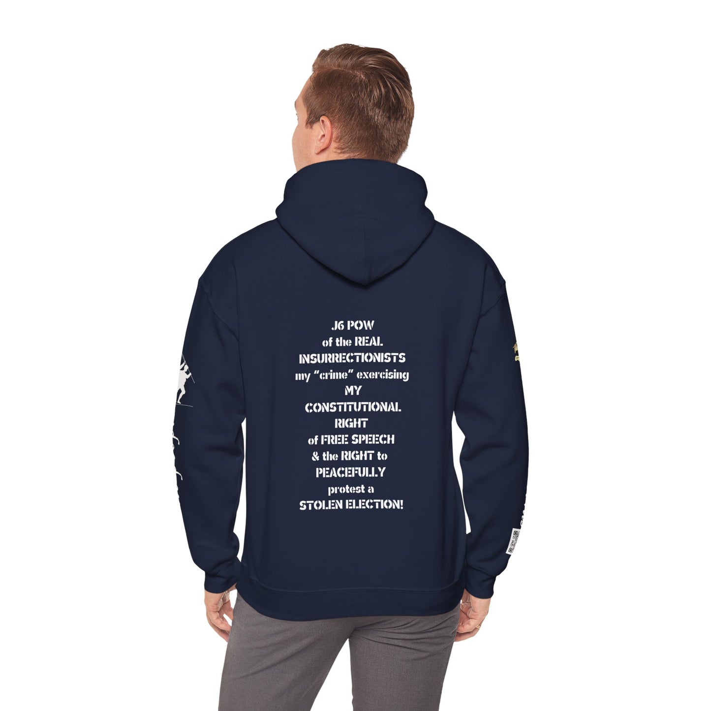 J6 POW Unisex Heavy Blend™ Hooded Sweatshirt