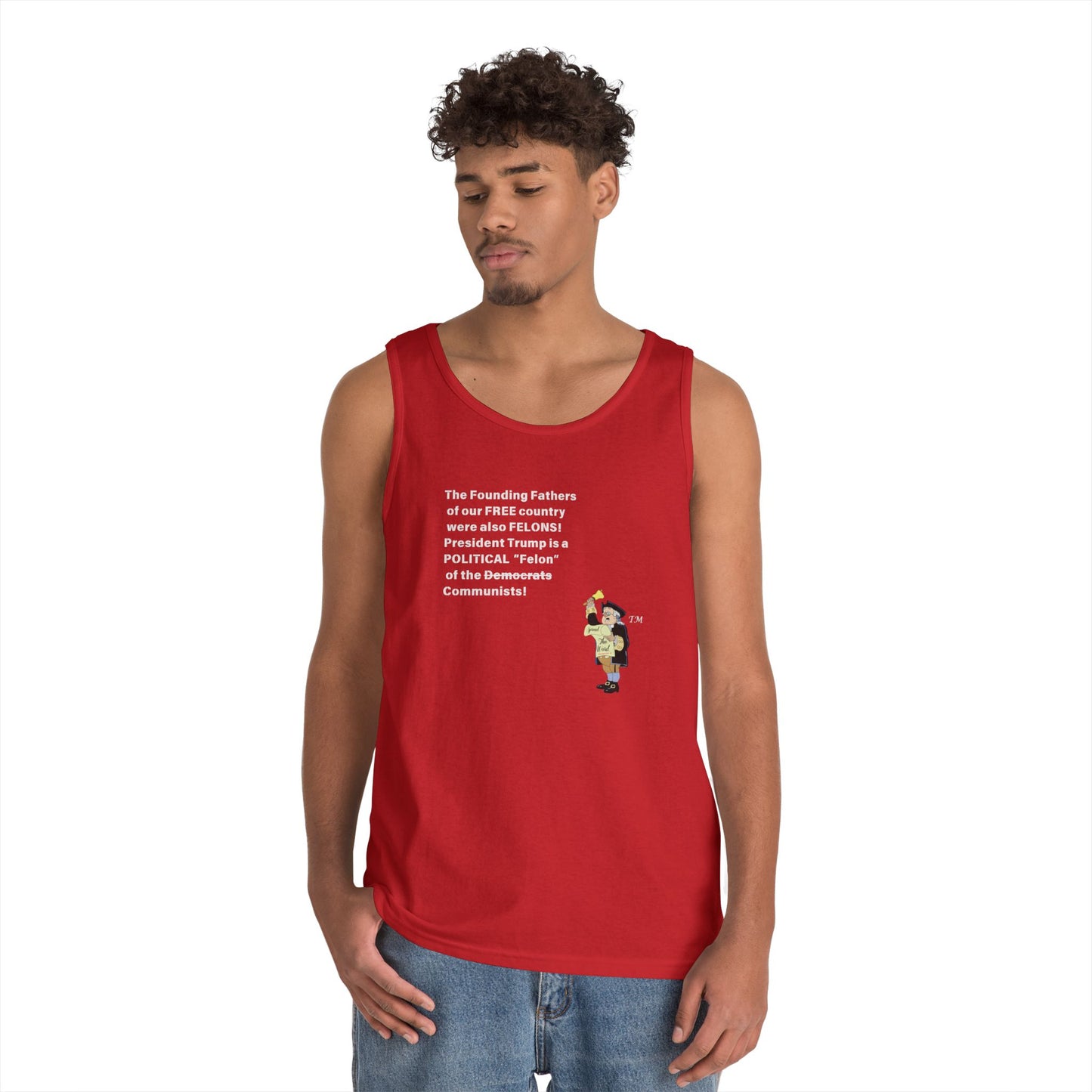 Founding Felons Tank Top - Unisex Heavy Cotton Style