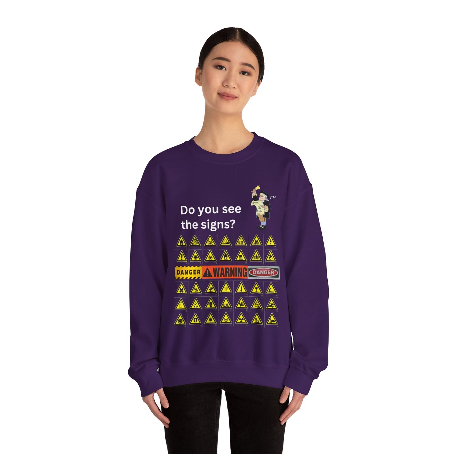 Do you see the signs? Unisex Heavy Blend™ Crewneck Sweatshirt