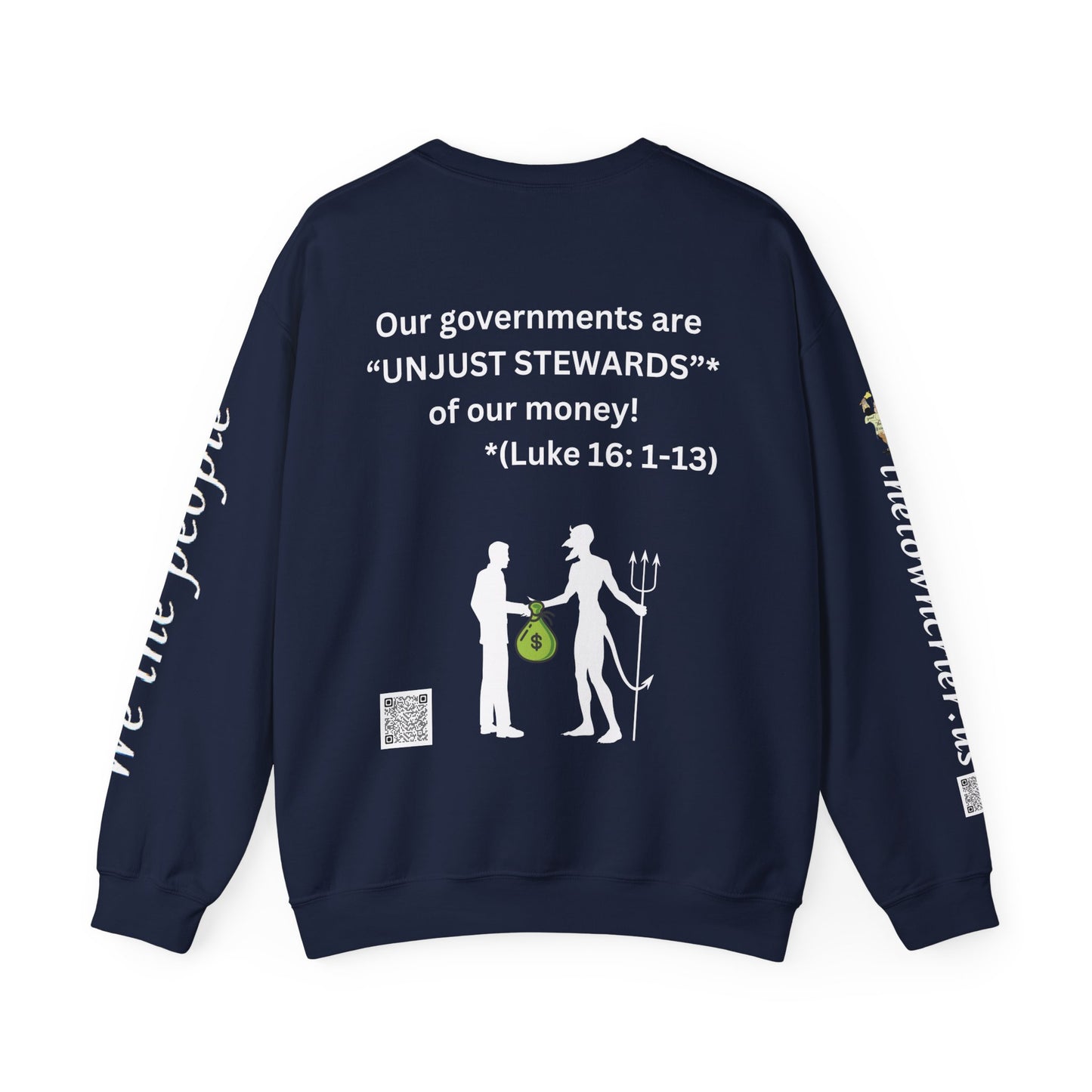 Unjust Stewards Unisex Heavy Blend™ Crewneck Sweatshirt