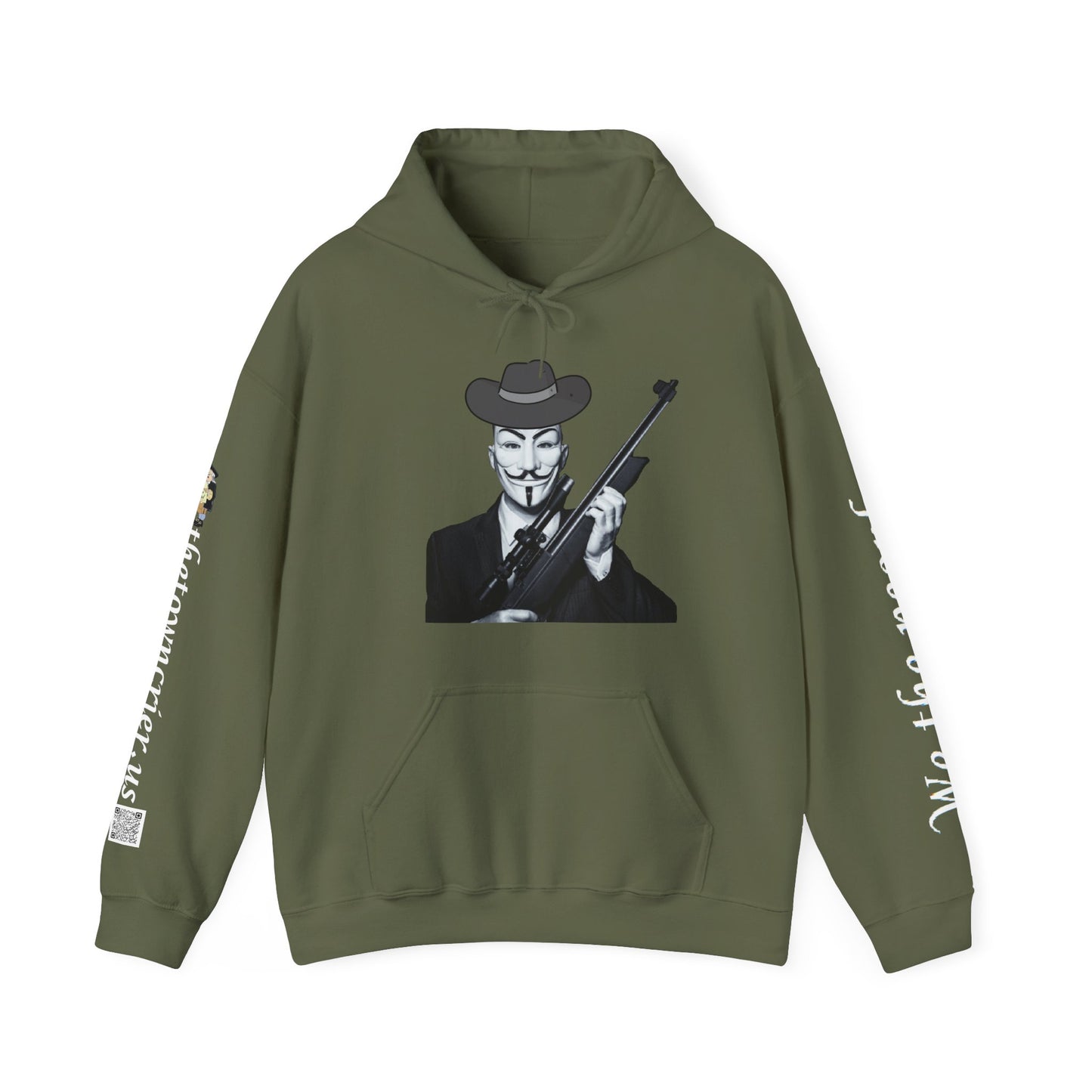 Guy Fawkes Hoodie Unisex Heavy Blend™ Hooded Sweatshirt
