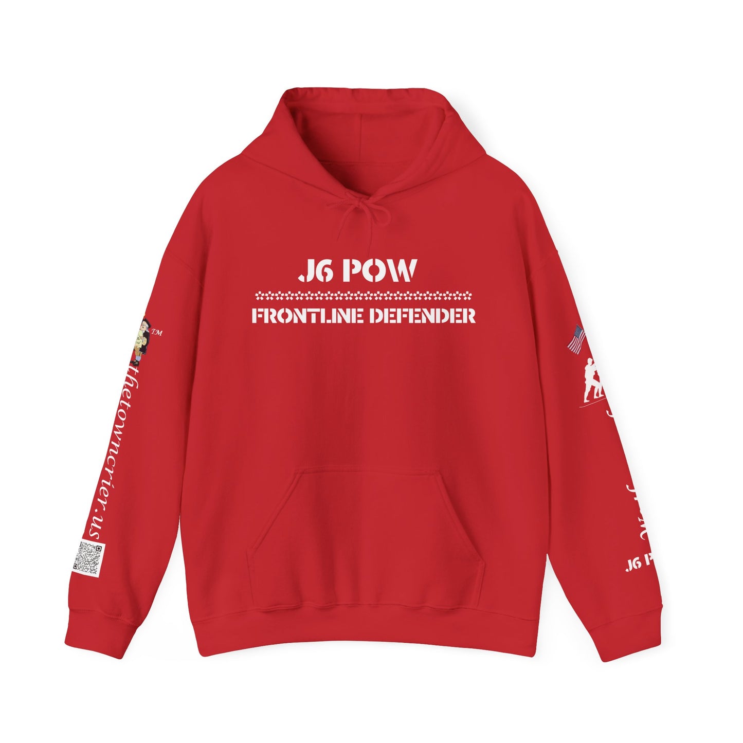 J6 POW of the Deep State! Unisex Heavy Blend™ Hooded Sweatshirt