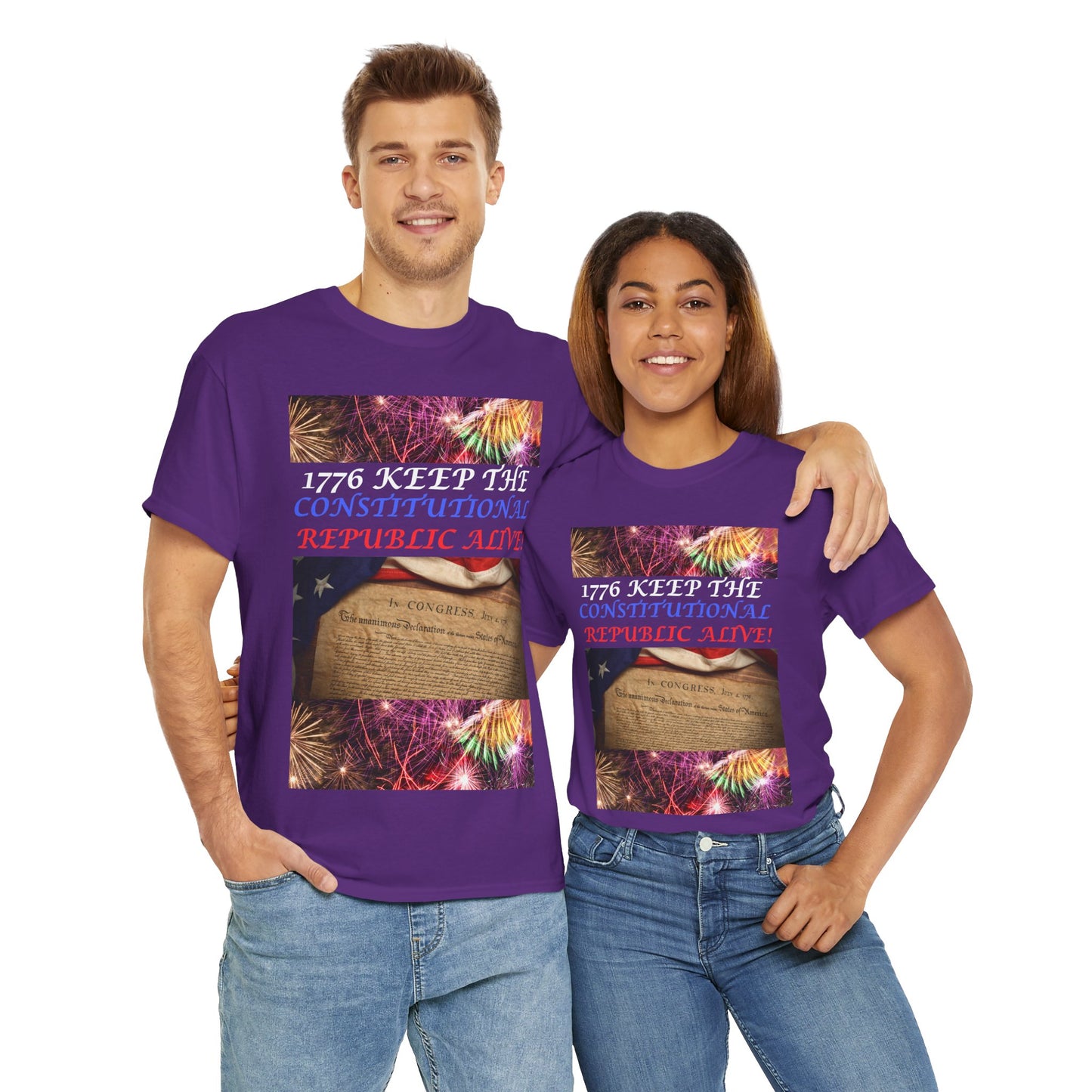 4th of July All Year Long! Unisex Heavy Cotton Tee