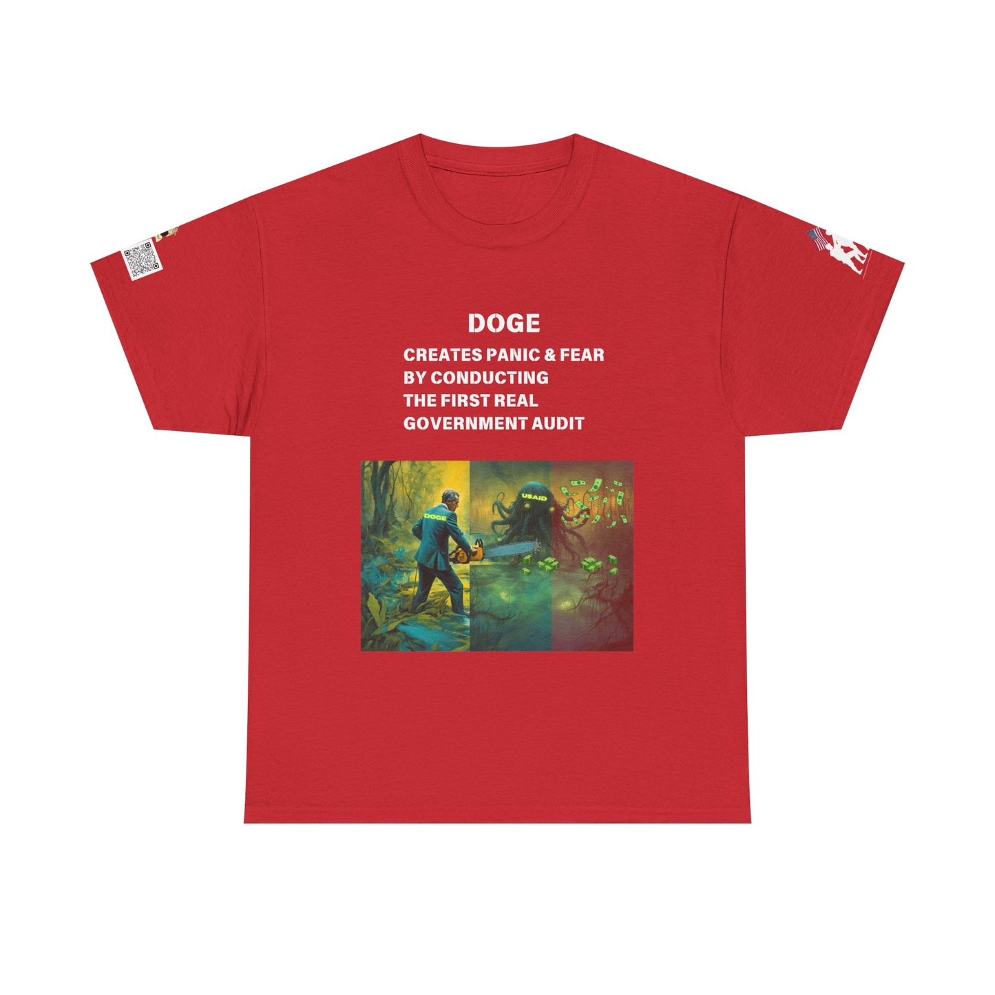 DOGE PANIC MONEY IN DC! Unisex Heavy Cotton Tee